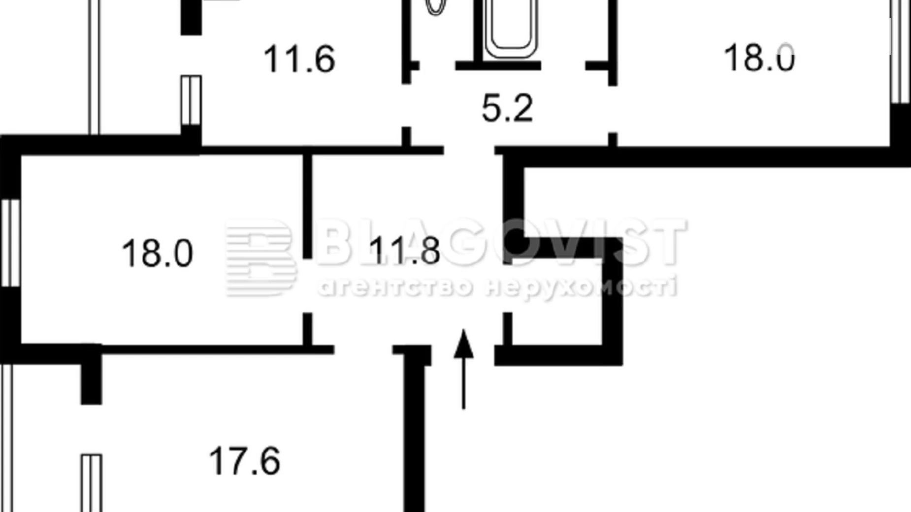 Продается 3-комнатная квартира 98 кв. м в Киеве, цена: 115000 $ - фото 2