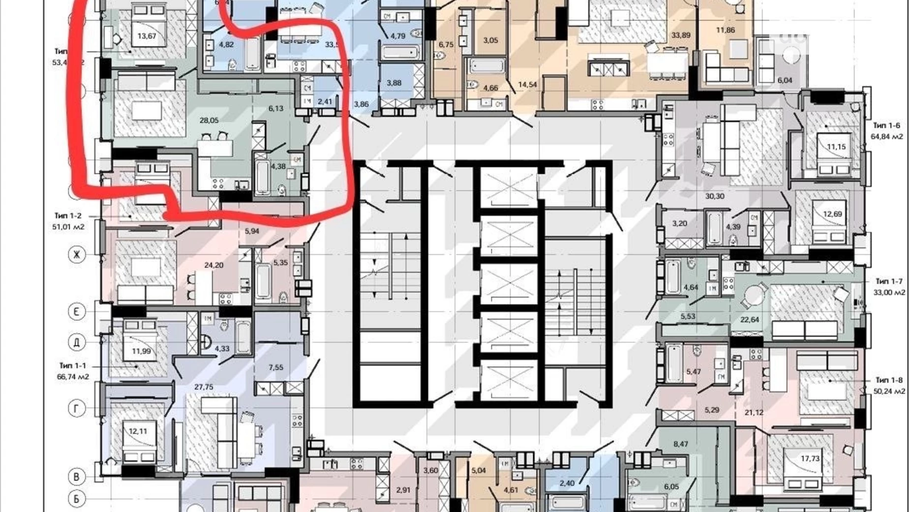 Продается 2-комнатная квартира 54 кв. м в Днепре, цена: 76000 $ - фото 5