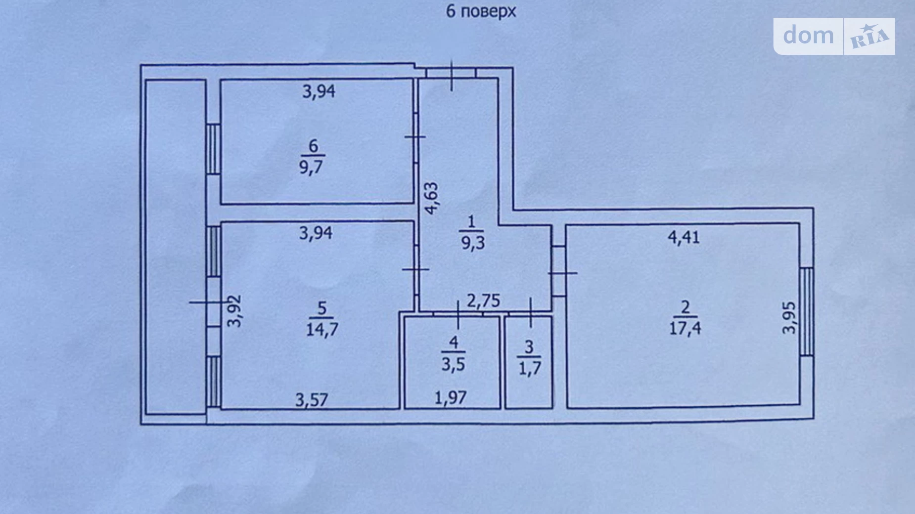 Продается 2-комнатная квартира 60.6 кв. м в Одессе, ул. Геннадия Афанасьева(Генерала Цветаева), 11 - фото 5