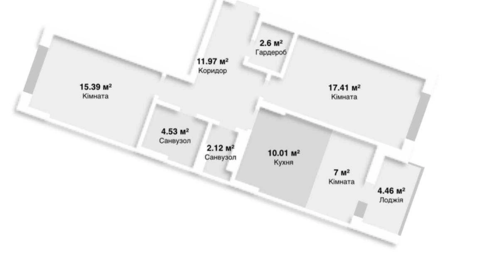 Продается 2-комнатная квартира 73 кв. м в Киеве, ул. Владимира Сосюры, 6 - фото 3