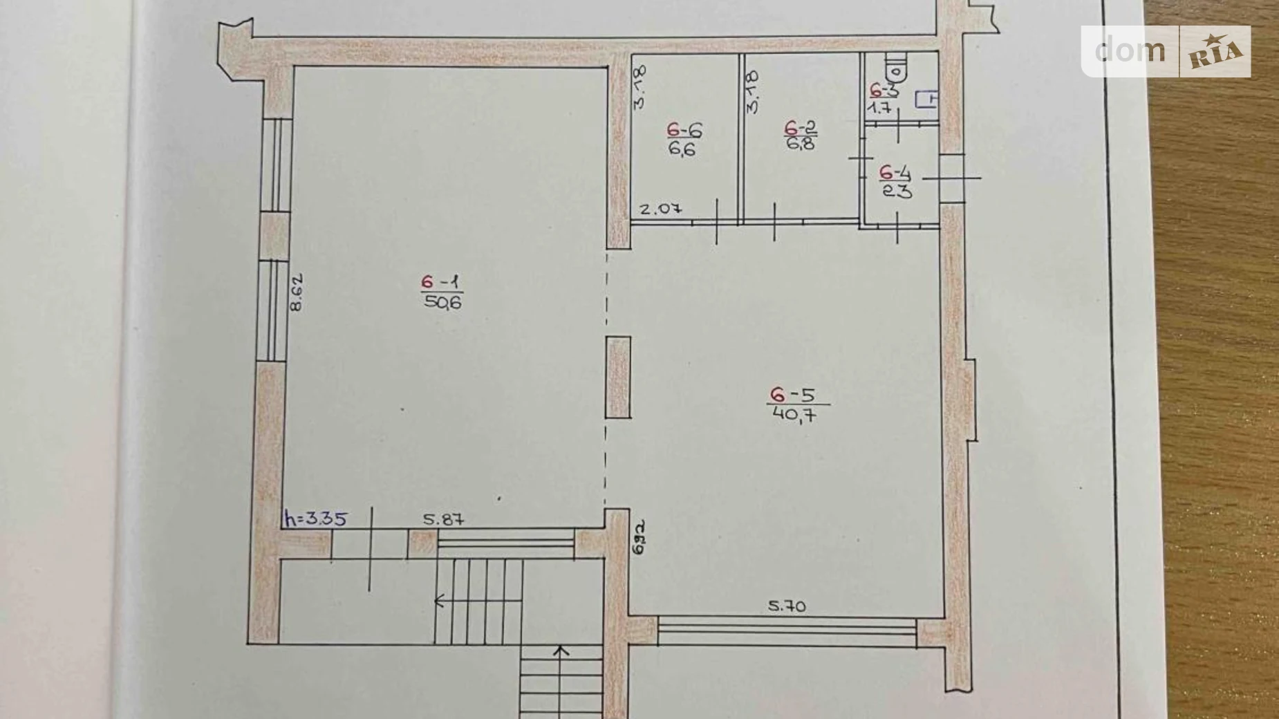 Сдается в аренду помещения свободного назначения 110 кв. м в 4-этажном здании, цена: 1000 $ - фото 5