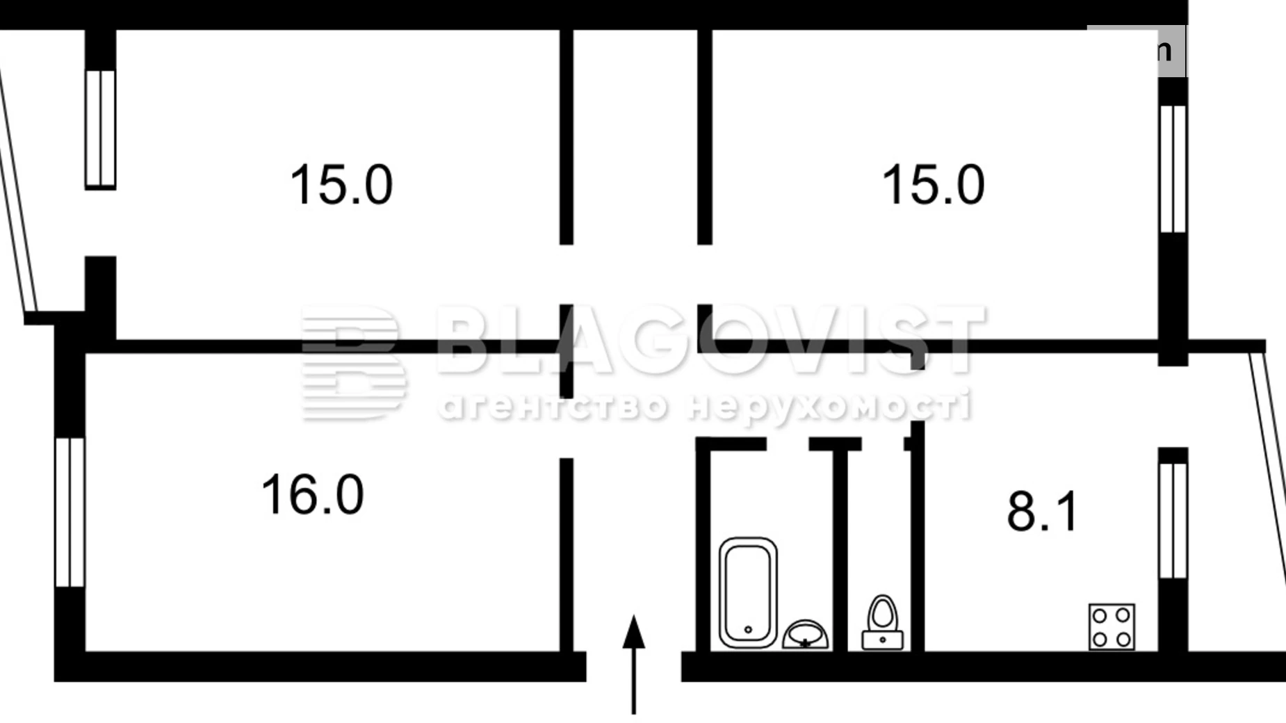 Продается 3-комнатная квартира 69 кв. м в Киеве, ул. Пантелеймона Кулиша(Челябинская), 19 - фото 2