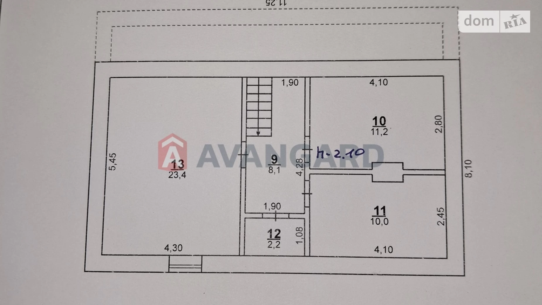 Продается дом на 2 этажа 147.7 кв. м с бассейном, цена: 16000 $ - фото 3