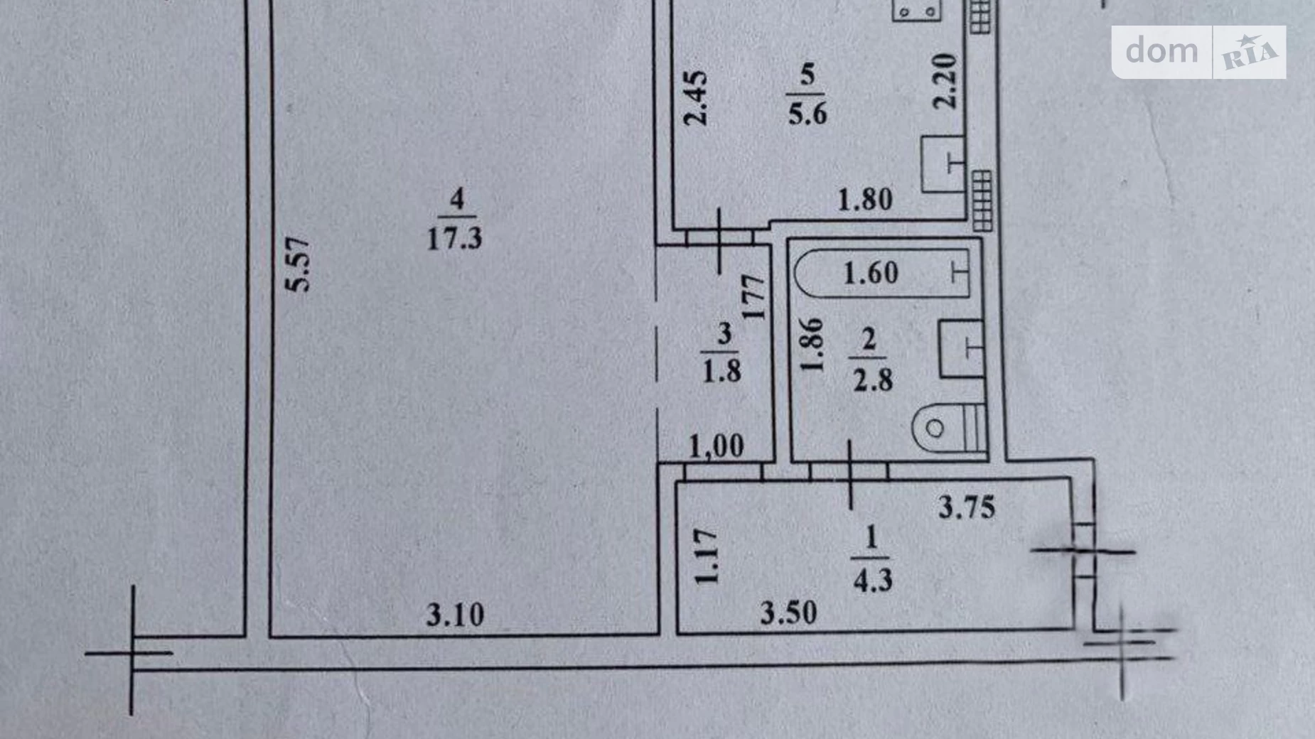 Продається 1-кімнатна квартира 32 кв. м у Одесі, вул. Космонавтів - фото 2