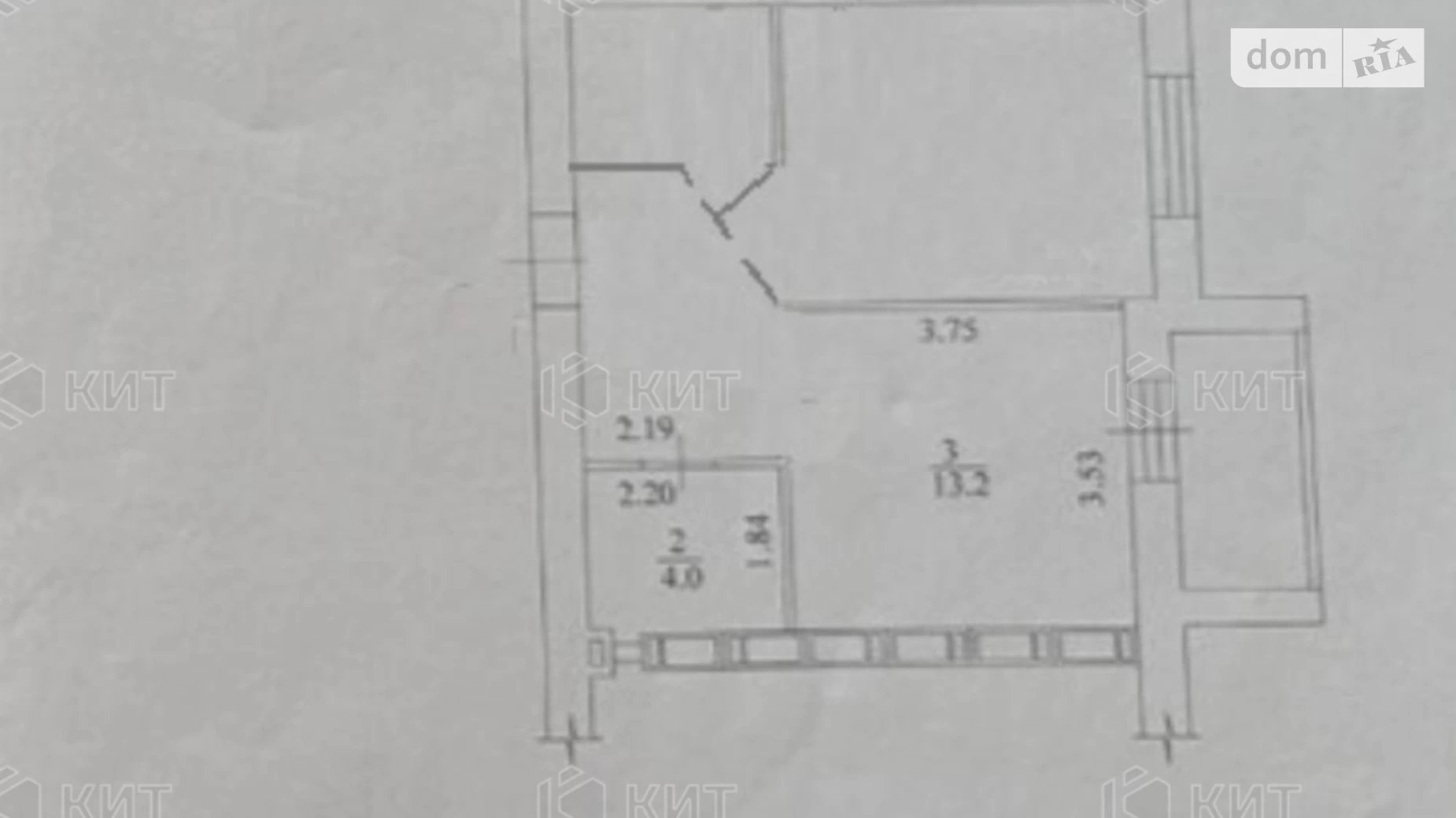 Продається 1-кімнатна квартира 44 кв. м у Харкові, цена: 45500 $ - фото 2