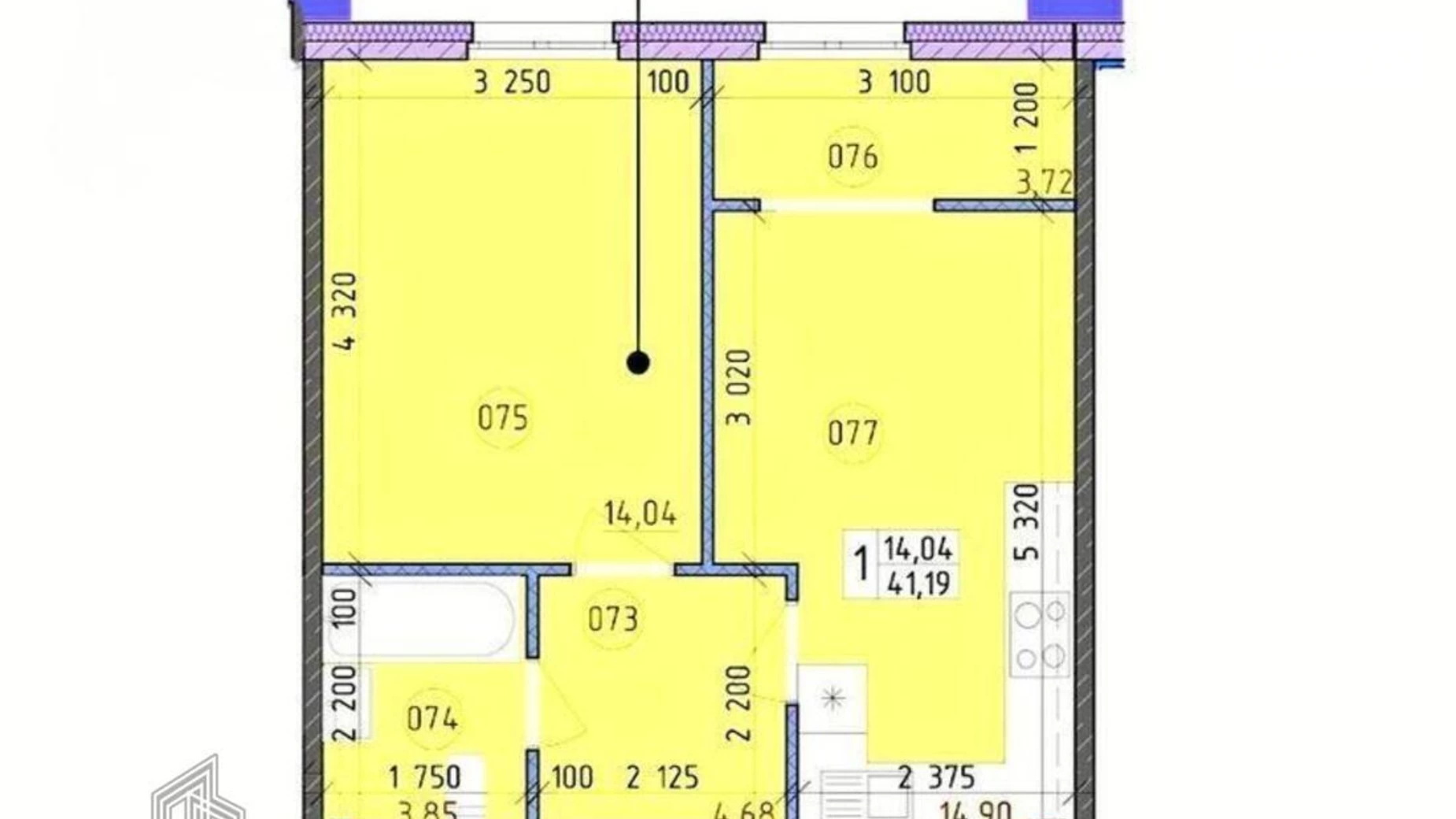Продається 1-кімнатна квартира 41 кв. м у Києві, вул. Михайла Максимовича, 26 - фото 4