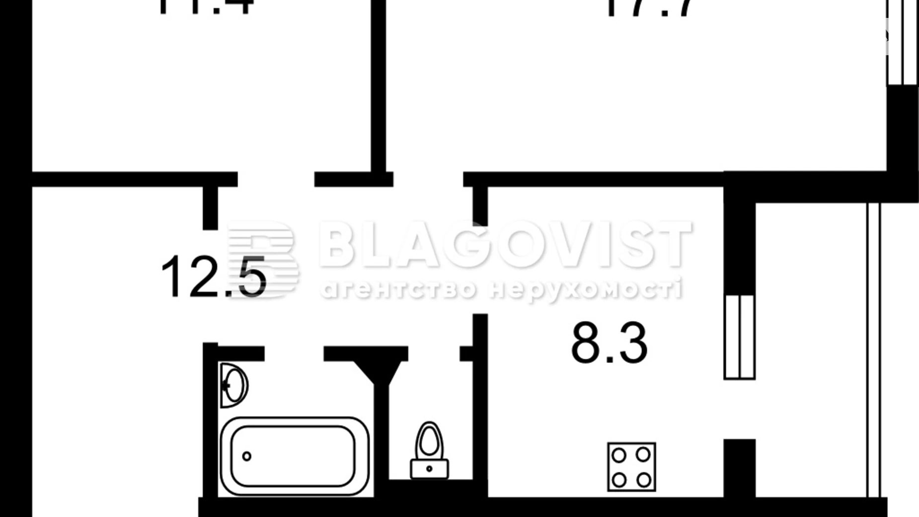 Продается 2-комнатная квартира 60 кв. м в Киеве, ул. Рональда Рейгана(Теодора Драйзера), 9Г - фото 5