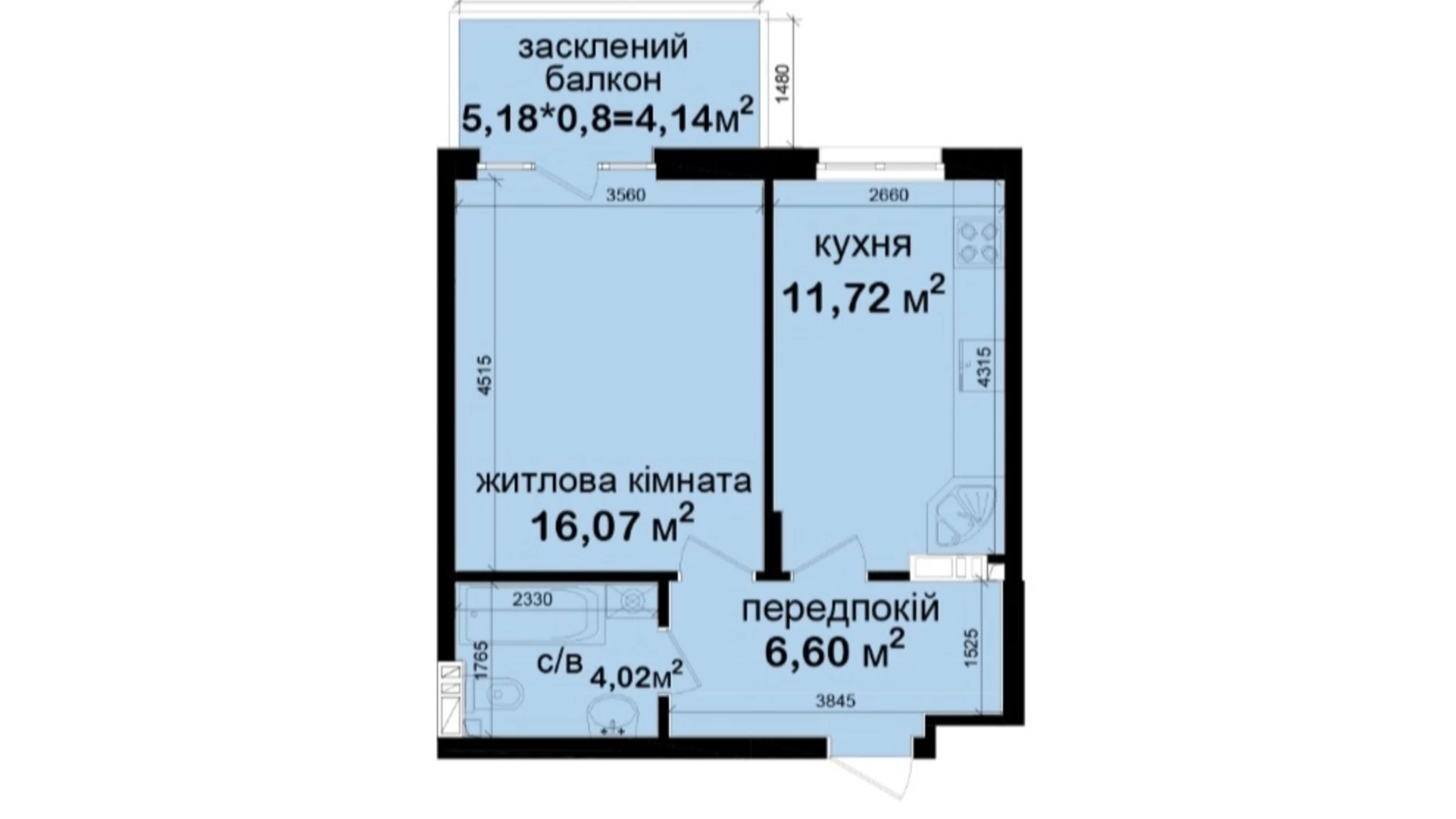 Продається 1-кімнатна квартира 43 кв. м у Києві, вул. Метрологічна, 107А - фото 3