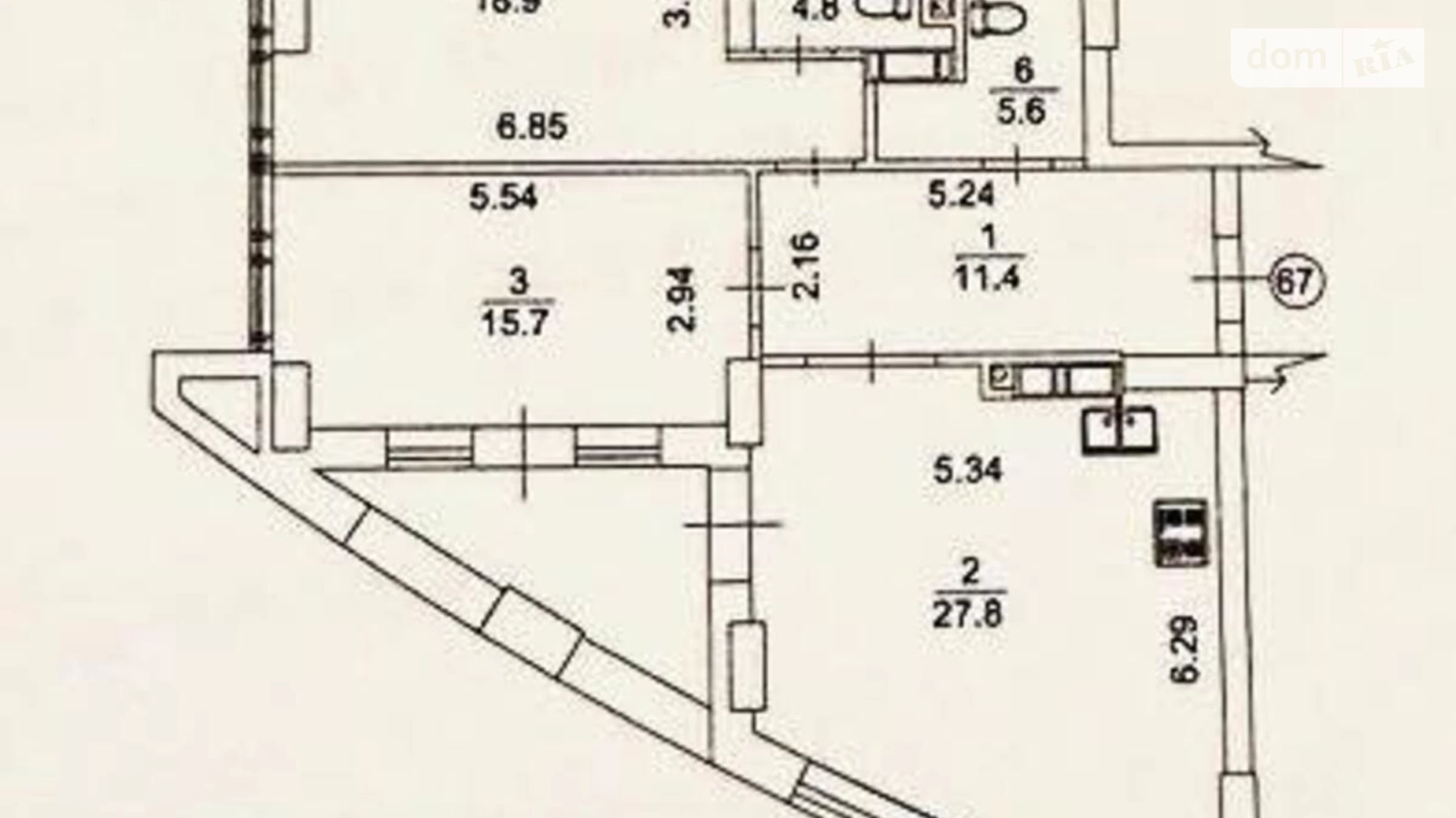 Продается 3-комнатная квартира 88 кв. м в Киеве, ул. Сечевых Стрельцов(Артема), 44А - фото 2