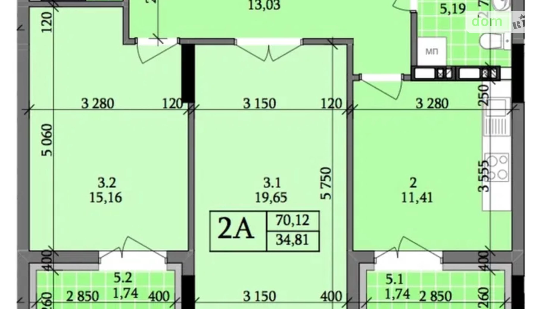 Продается 2-комнатная квартира 70.2 кв. м в Киеве, ул. Дегтярная, 20А - фото 4
