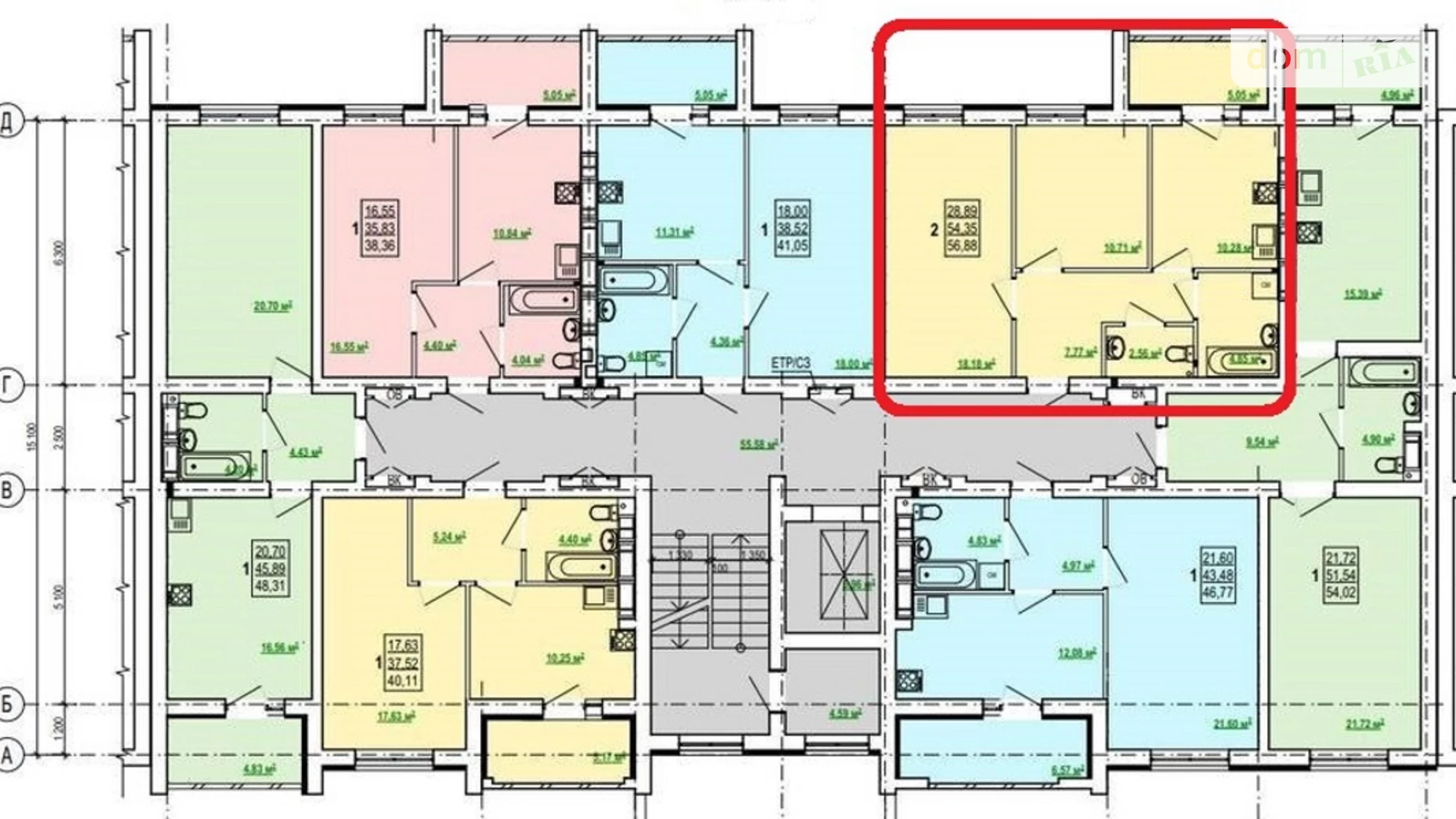Продается 2-комнатная квартира 56 кв. м в Харькове, просп. Победы, 86 - фото 3