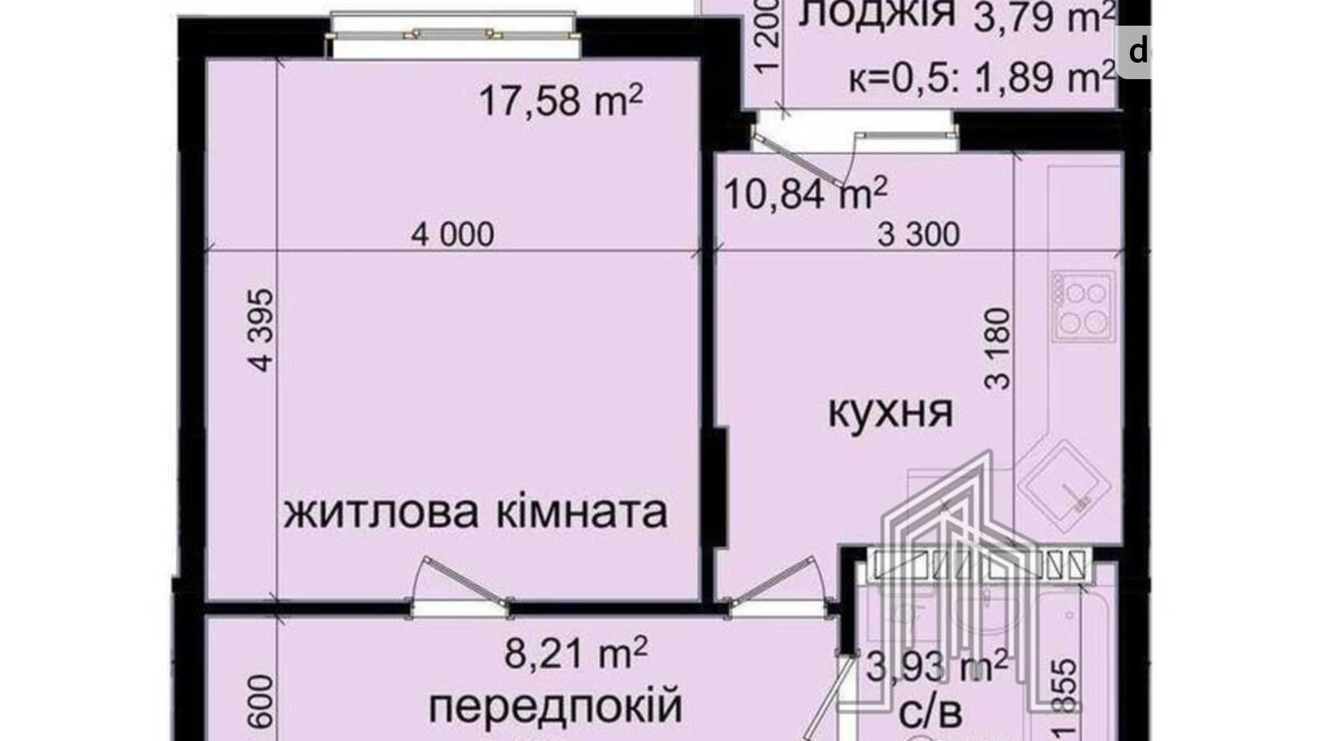 Продається 1-кімнатна квартира 44 кв. м у, цена: 80000 $ - фото 2