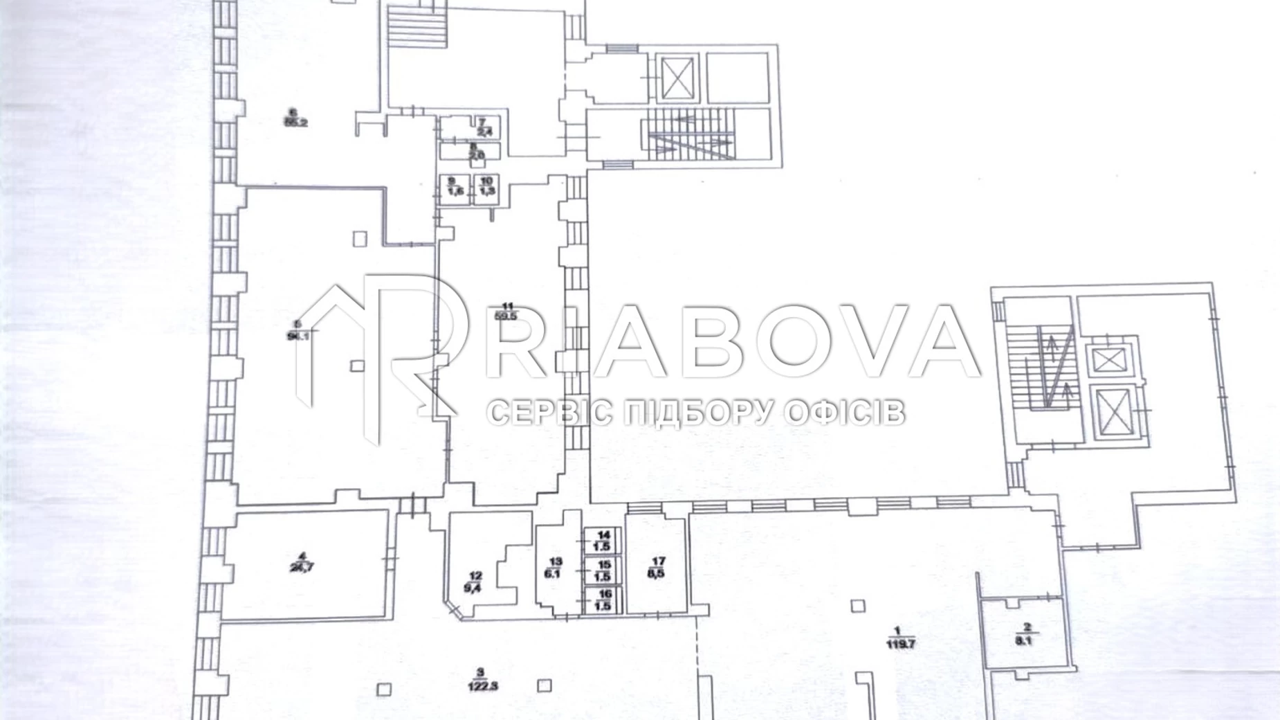 Здається в оренду офіс 519 кв. м в бізнес-центрі, цена: 11817 $ - фото 4