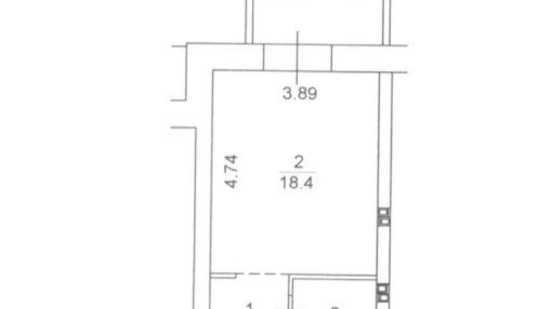 Продається 1-кімнатна квартира 28.3 кв. м у Вишгороді, вул. Шолуденка, 20 - фото 5