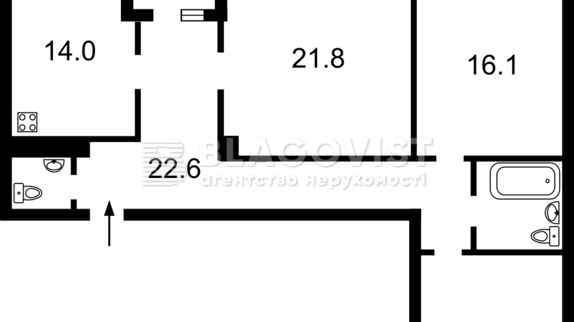 Продается 3-комнатная квартира 120 кв. м в Киеве, ул. Отдыха, 10 - фото 3