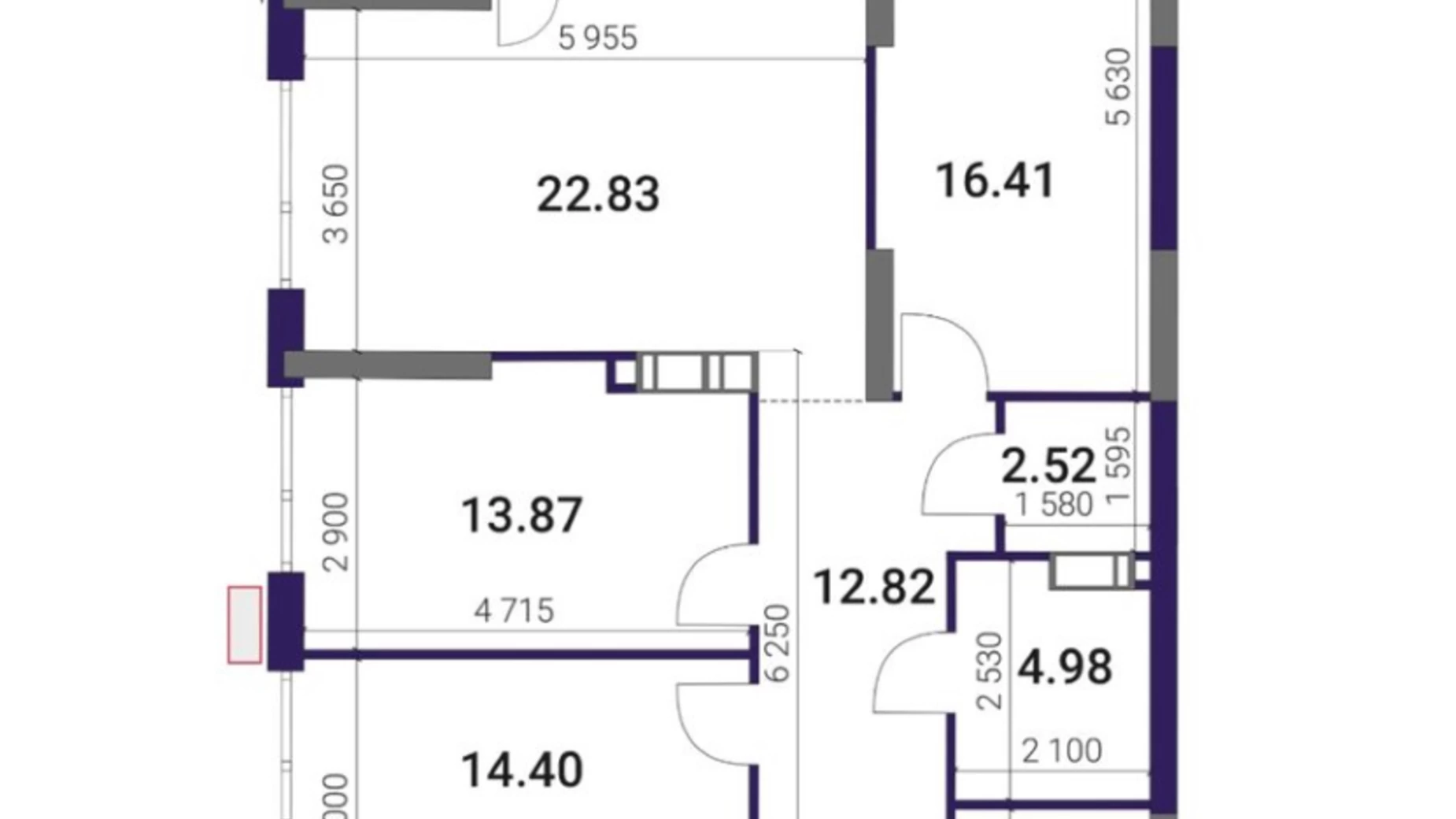 Продается 3-комнатная квартира 99.31 кв. м в Киеве, ул. Причальная, 12 - фото 4