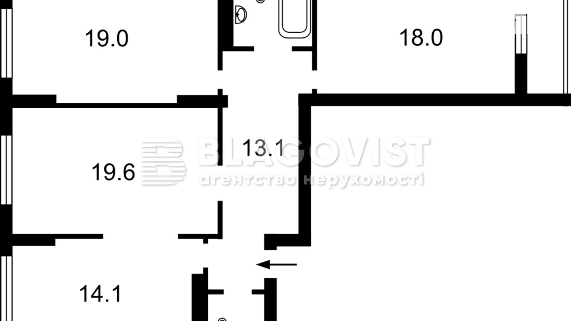 Продается 3-комнатная квартира 92 кв. м в Киеве, ул. Нижнеключевая, 14 - фото 2