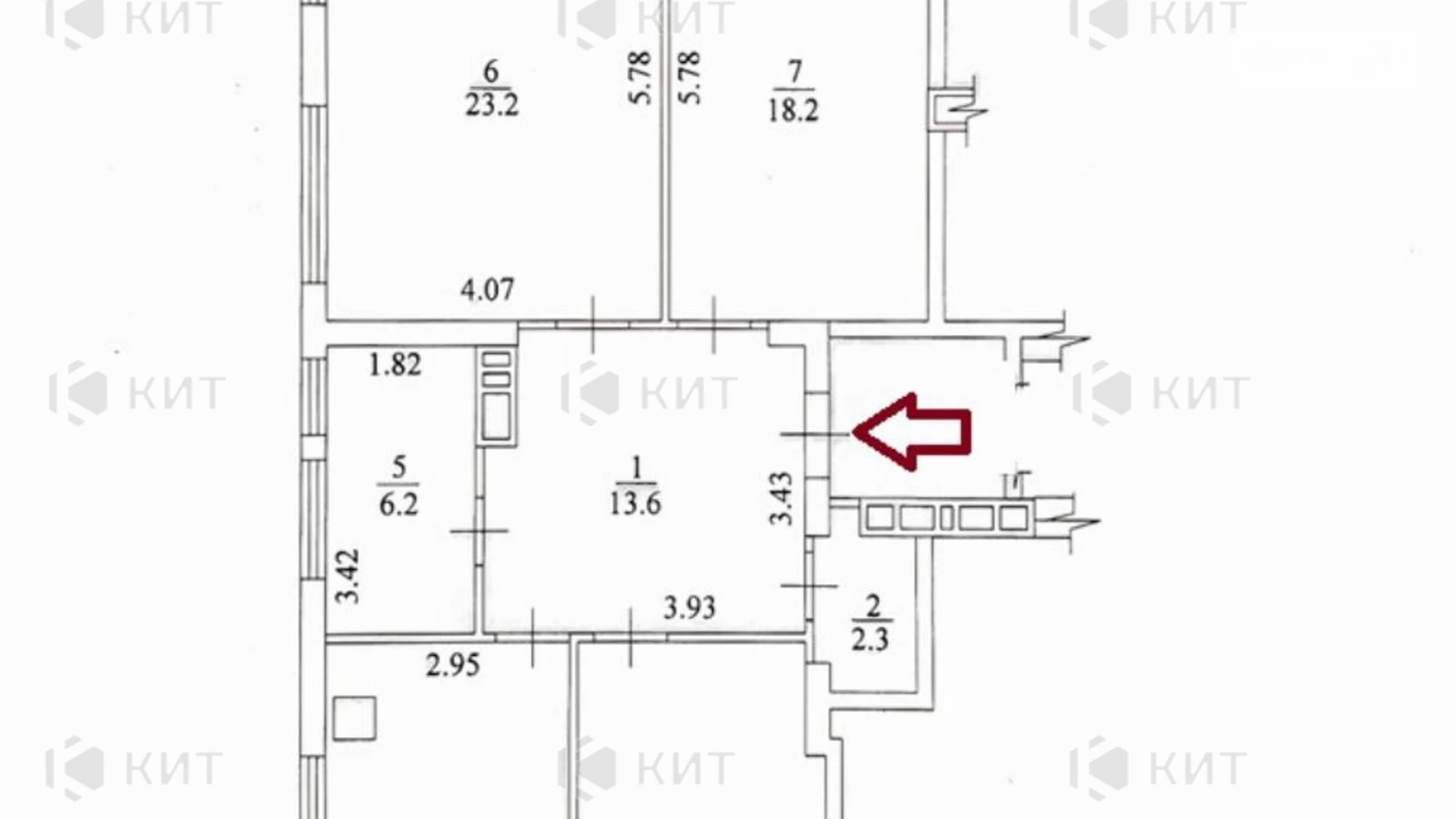 Продается 3-комнатная квартира 106 кв. м в Харькове, ул. Сухумская, 22 - фото 2