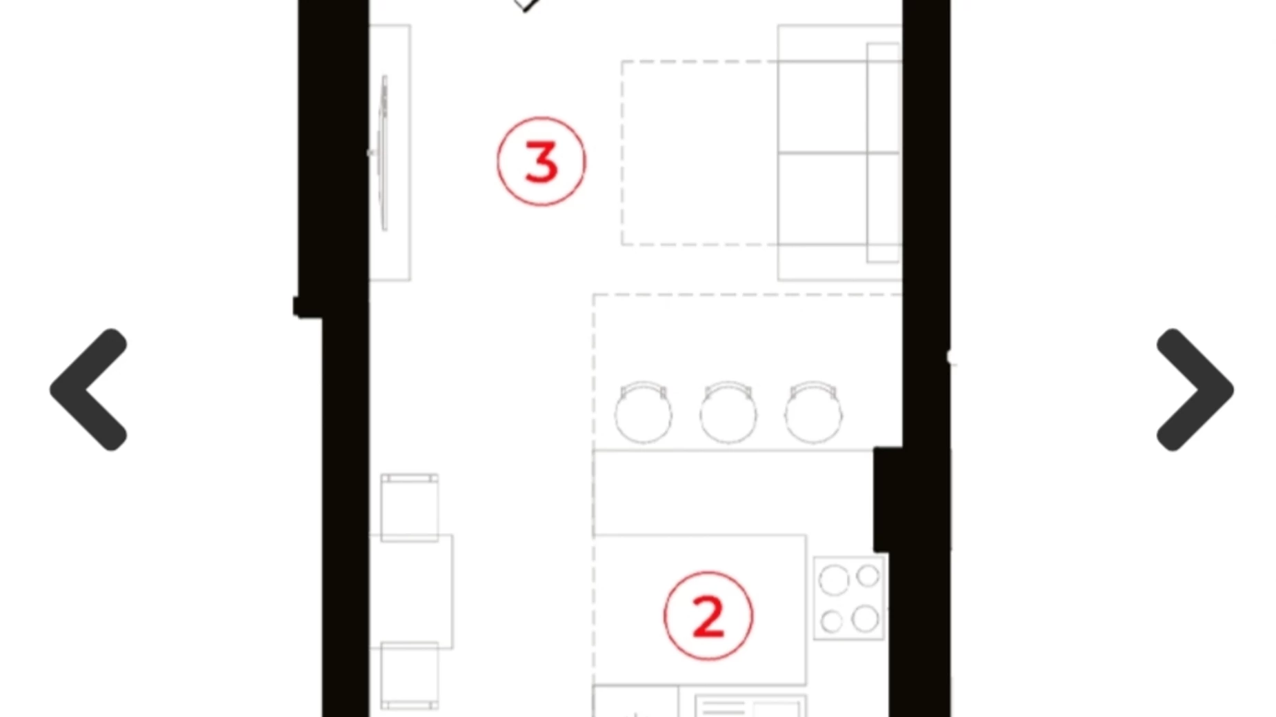 Продается 1-комнатная квартира 41.4 кв. м в Ивано-Франковске, ул. Солнечная, 25 - фото 5