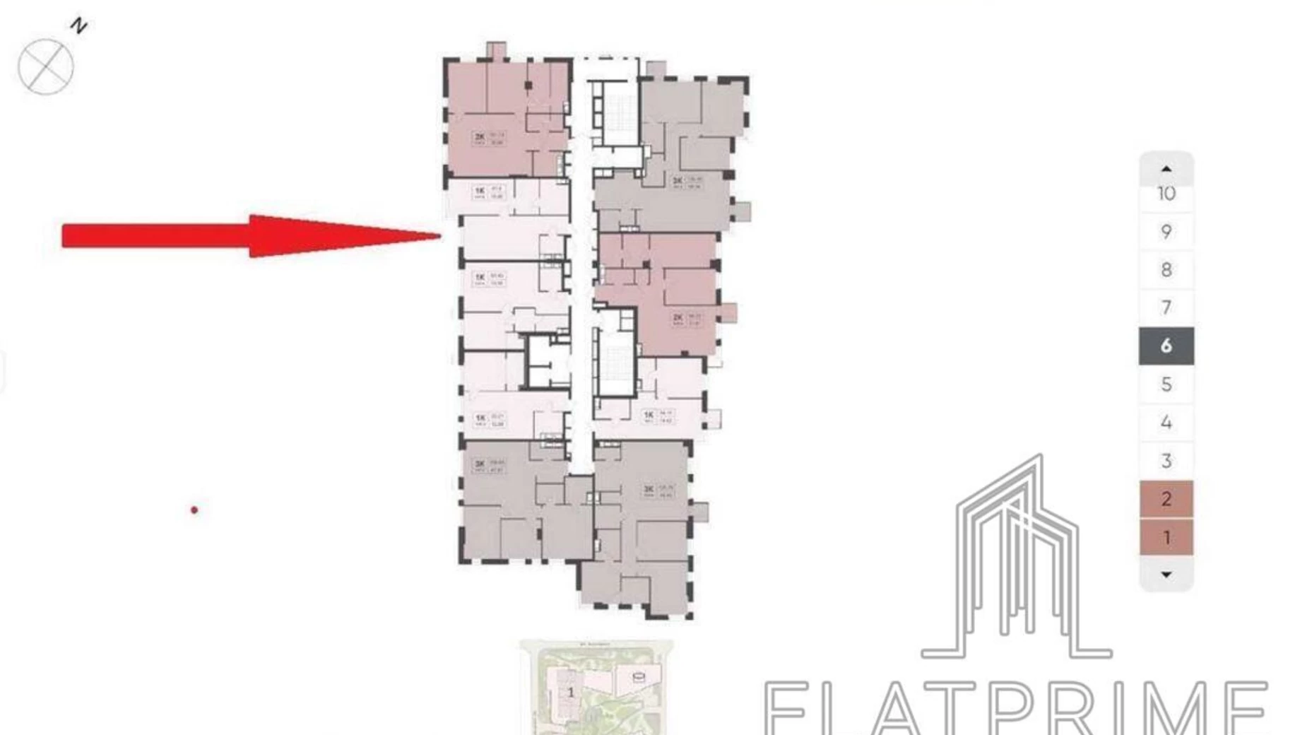 Продается 1-комнатная квартира 68 кв. м в Киеве, ул. Василия Тютюнника, 43 - фото 3
