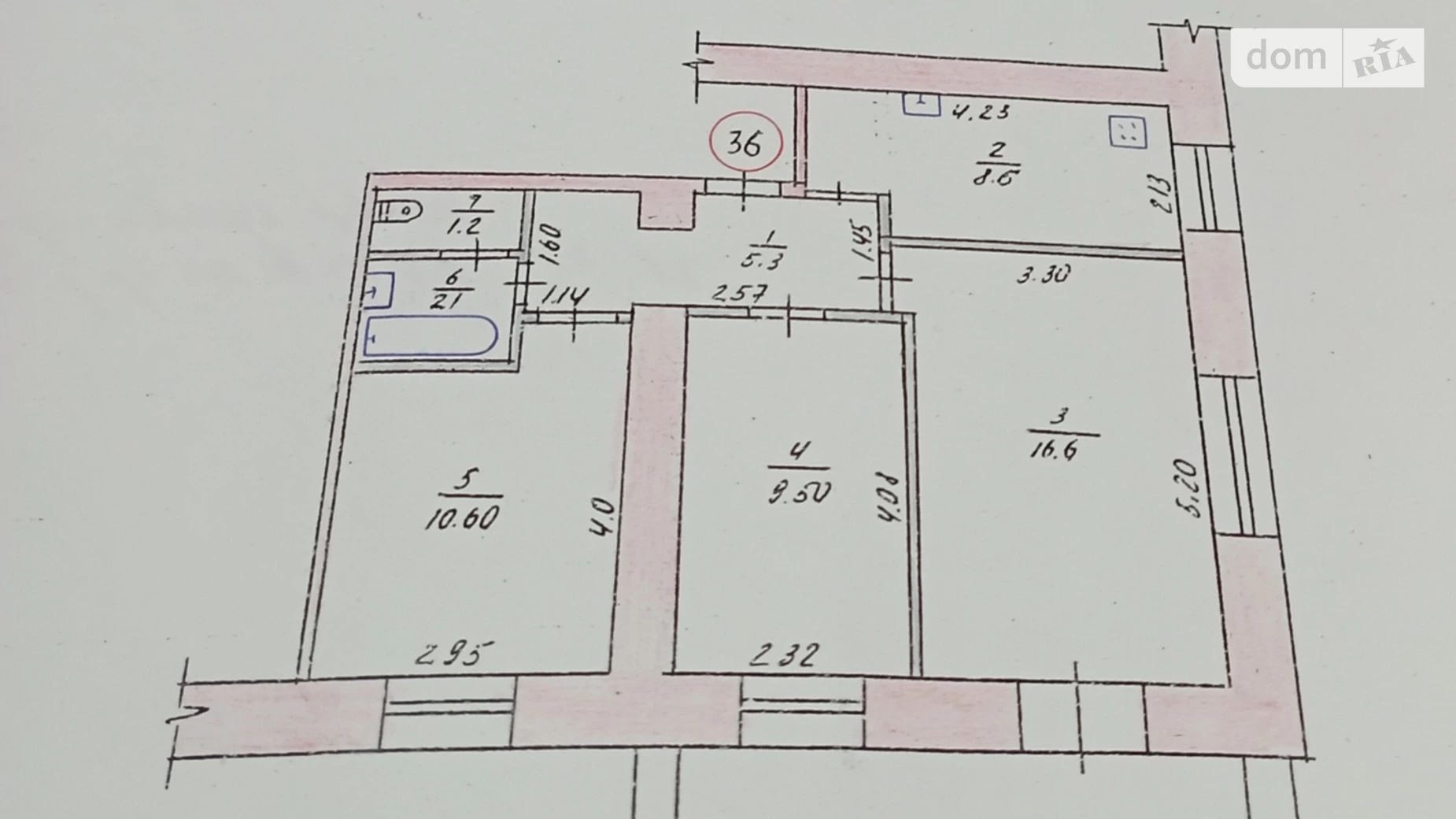 Продается 3-комнатная квартира 55.91 кв. м в Житомире, ул. Победы - фото 2