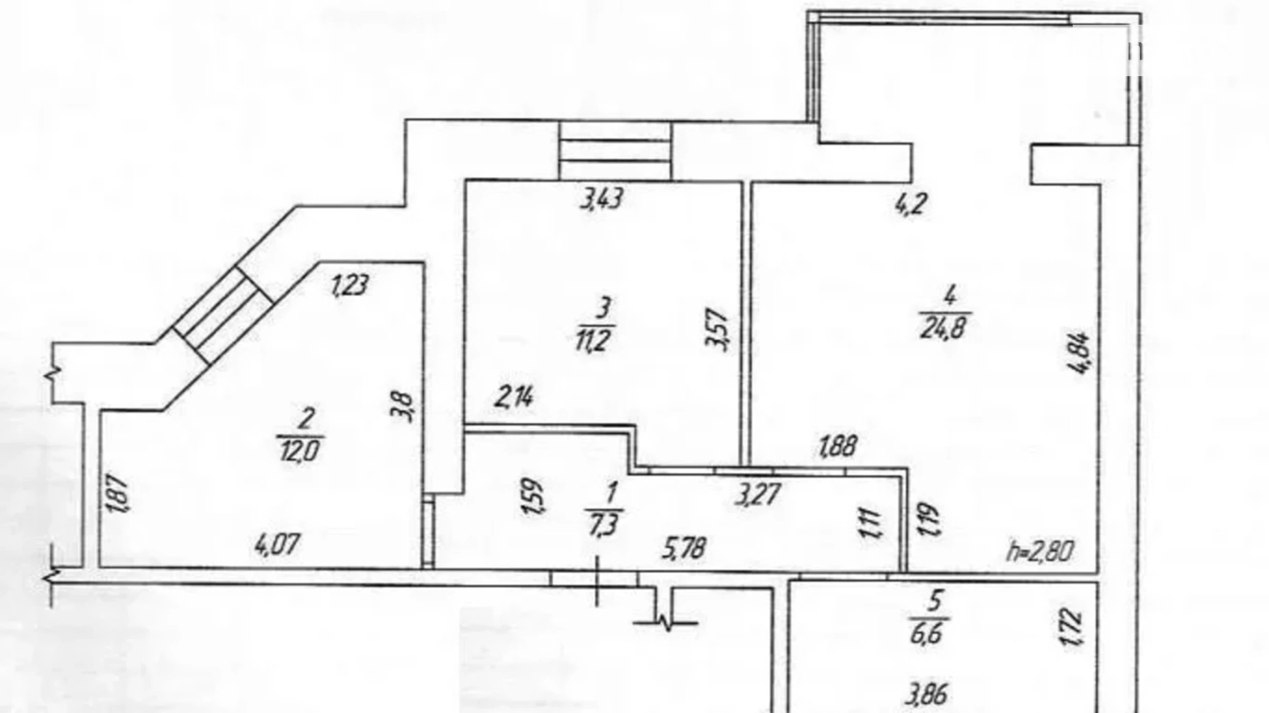 Продается 2-комнатная квартира 62 кв. м в Днепре, цена: 74000 $ - фото 2
