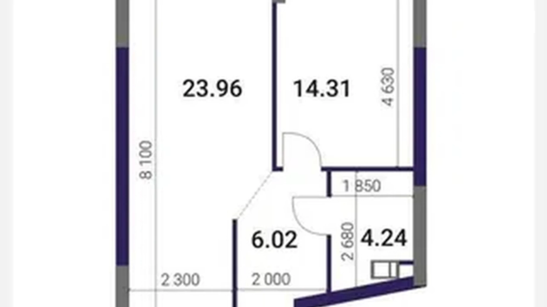 Продается 1-комнатная квартира 48 кв. м в Киеве, ул. Причальная, 12 - фото 5