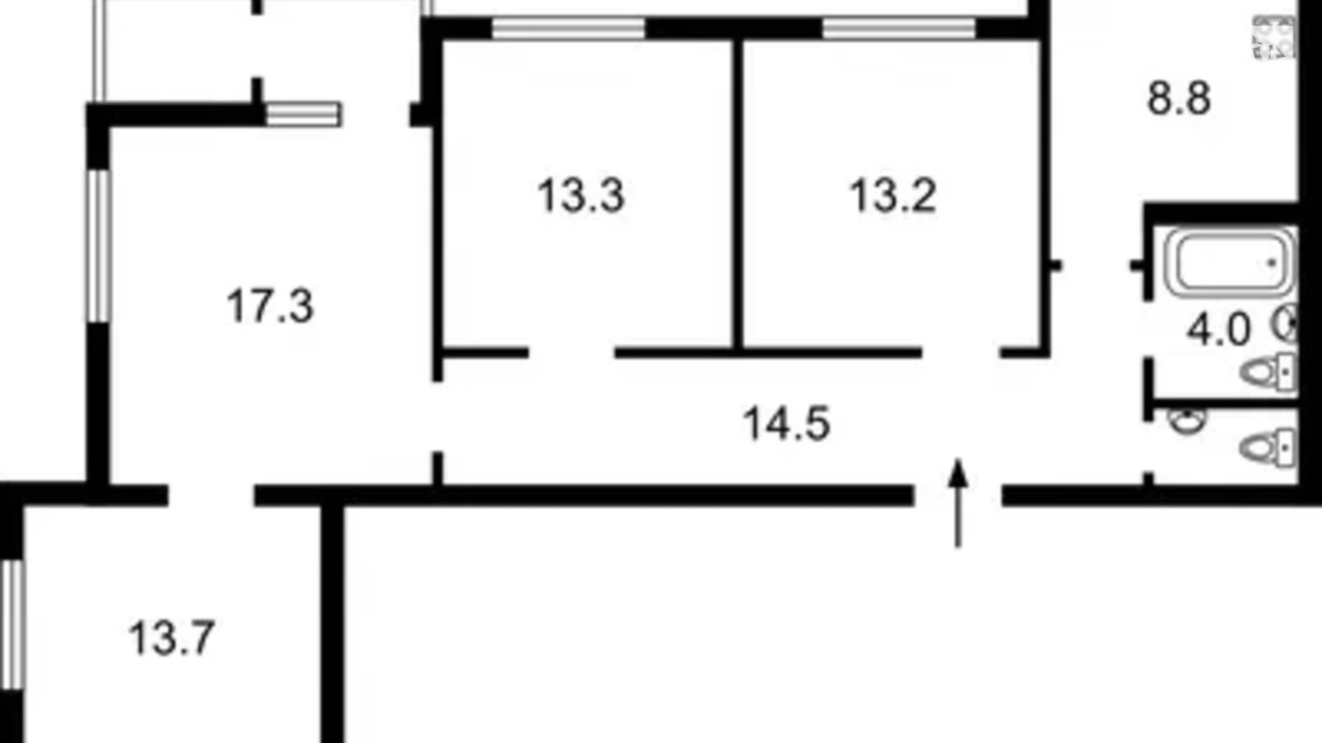 Продается 4-комнатная квартира 90 кв. м в Киеве, ул. Василия Стуса, 7Б - фото 2