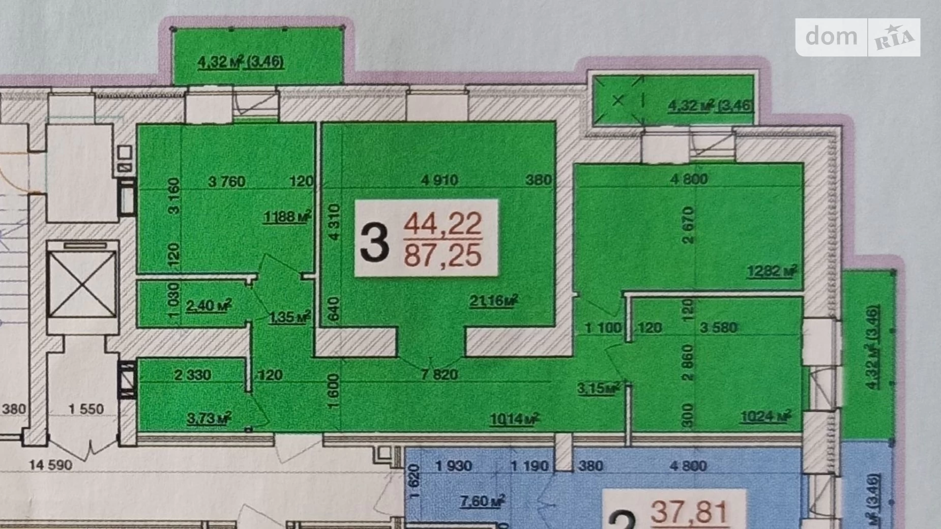 Продається 3-кімнатна квартира 87.25 кв. м у Житомирі, вул. Героїв Чорнобиля, 6 - фото 2