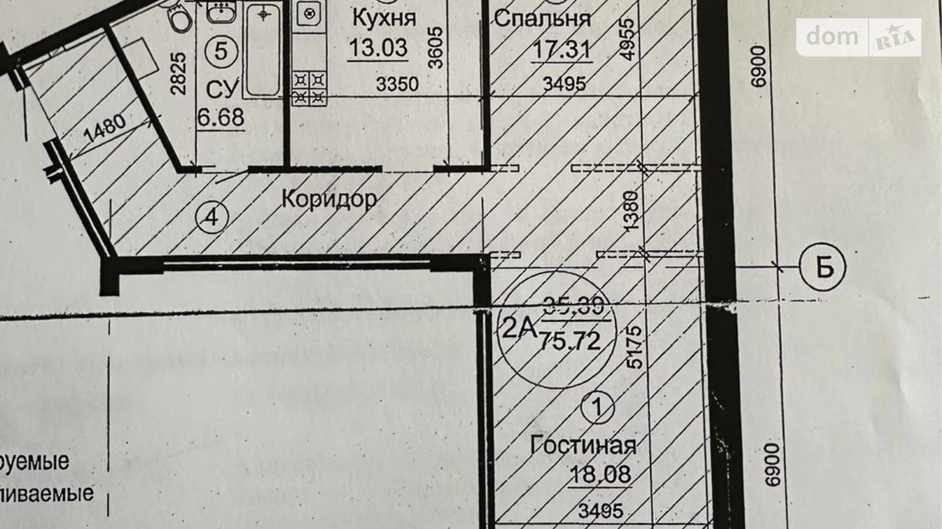 Продається 3-кімнатна квартира 76 кв. м у Дніпрі, вул. Виконкомівська, 24Б - фото 2