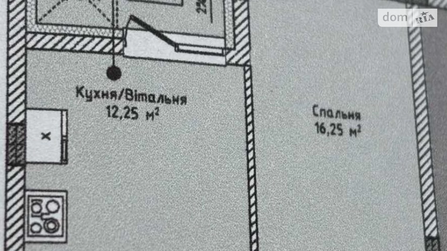 Продается 1-комнатная квартира 42 кв. м в Солонке, ул. Ивана Рубчака - фото 2
