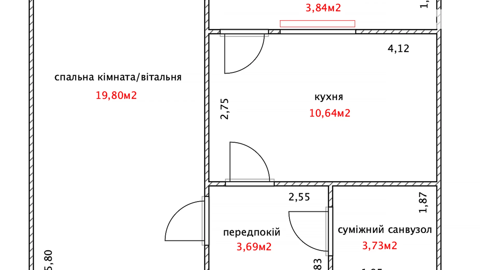 Продается 1-комнатная квартира 41 кв. м в Киеве, просп. Воздушных Сил(Воздухофлотский), 56Г - фото 2