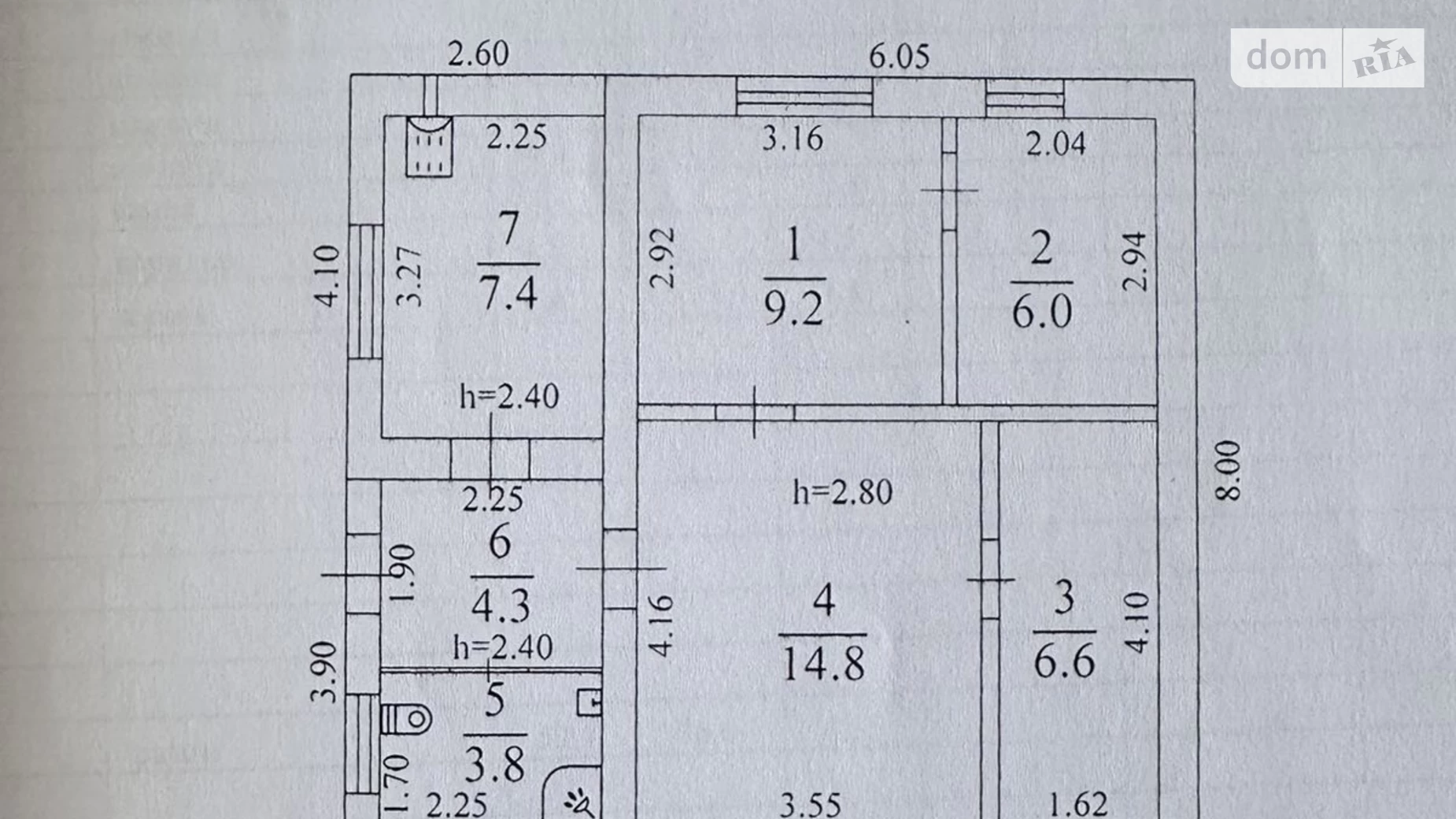 Продається одноповерховий будинок 52.1 кв. м з садом, цена: 35000 $ - фото 3