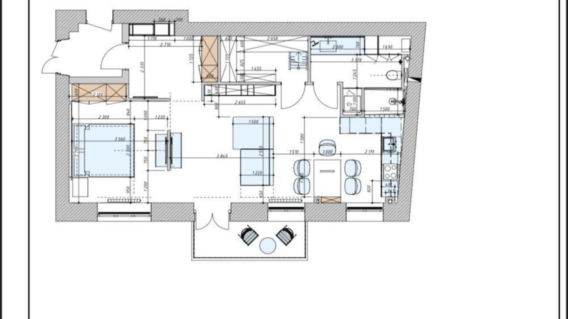 Продается 2-комнатная квартира 71 кв. м в Киеве, пер. Музейный, 8Б - фото 3