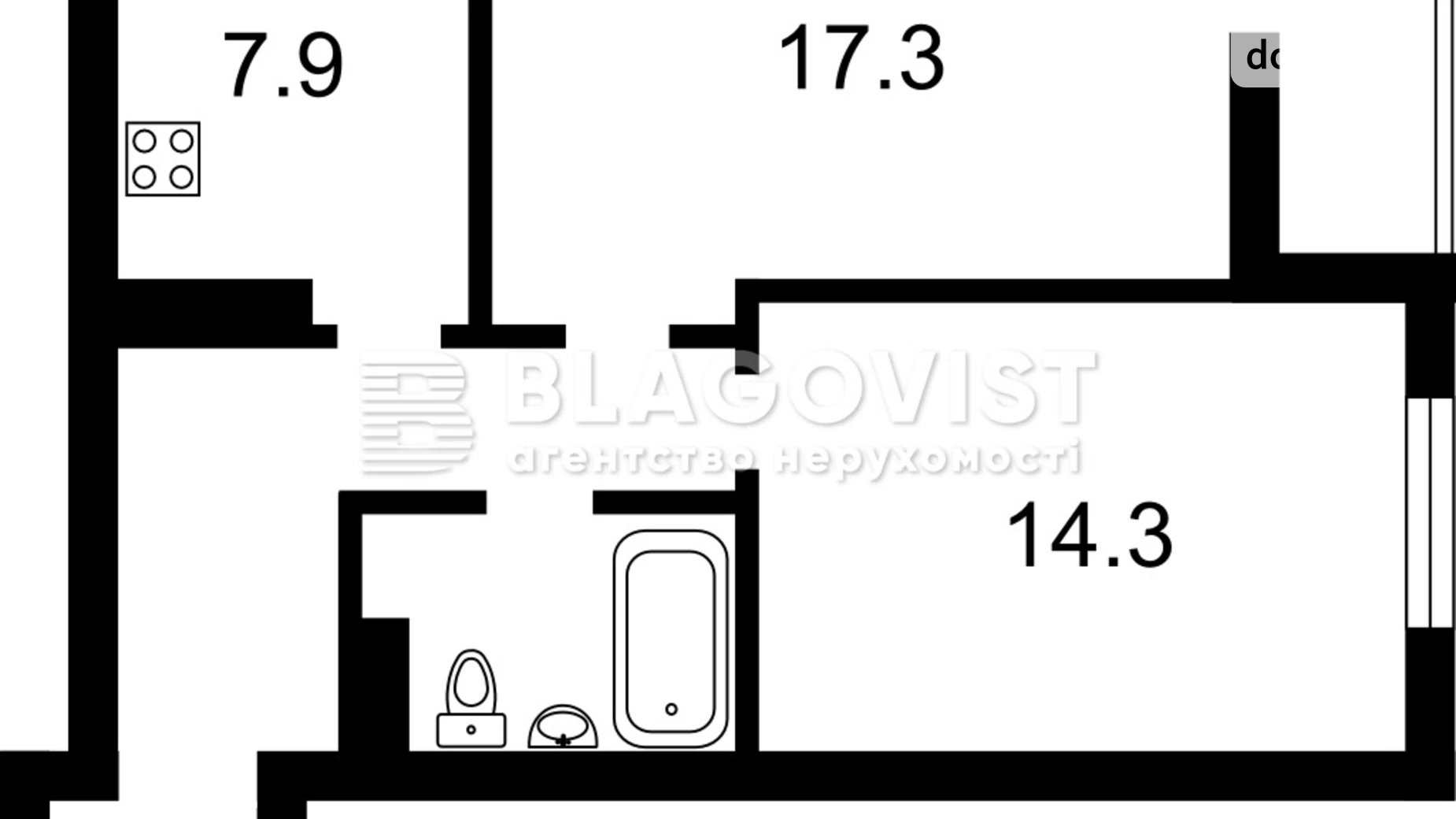 Продається 2-кімнатна квартира 56 кв. м у Києві, вул. Анатолія Петрицького, 16 - фото 2