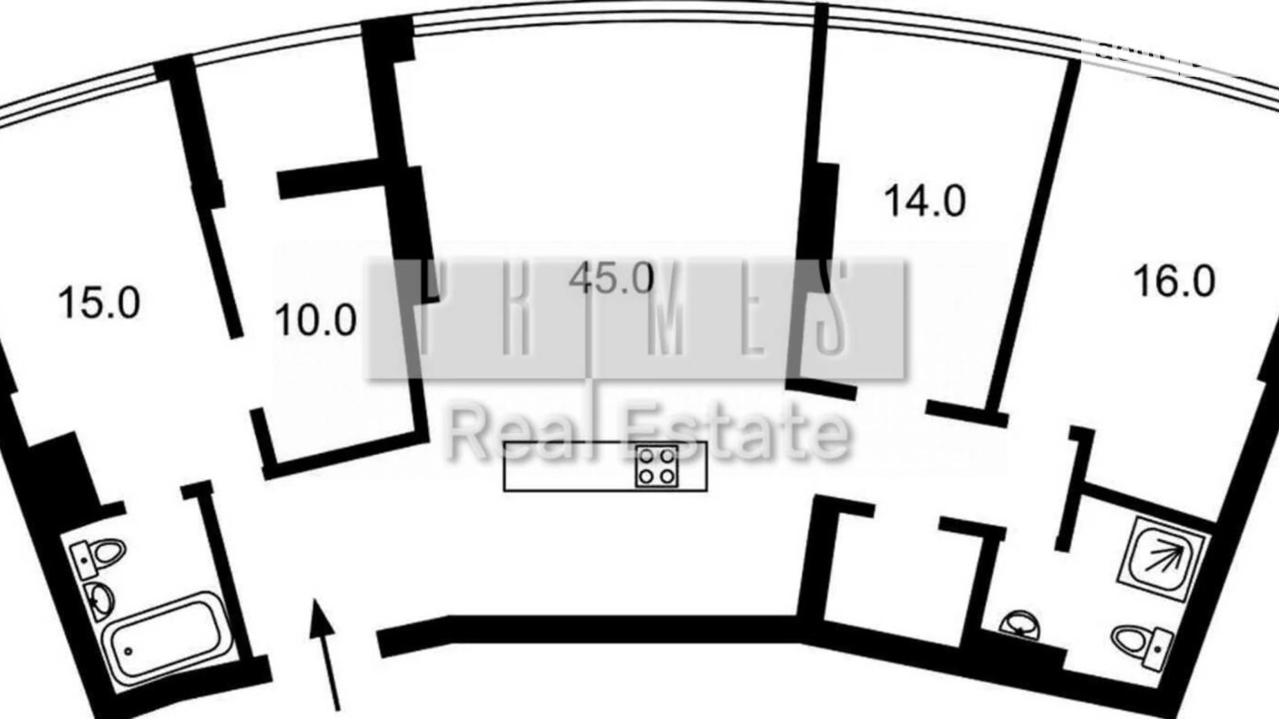 Продається 3-кімнатна квартира 123 кв. м у Києві, вул. Буслівська, 12 - фото 5