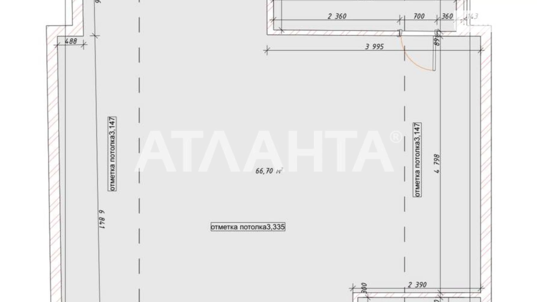 Продается помещения свободного назначения 83.77 кв. м в 5-этажном здании, цена: 95000 $ - фото 3