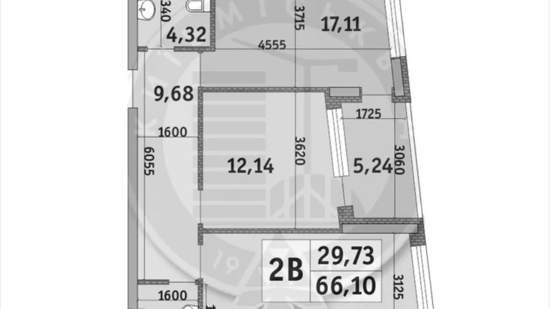 Продается 2-комнатная квартира 66.1 кв. м в Киеве, ул. Дубищанская - фото 2