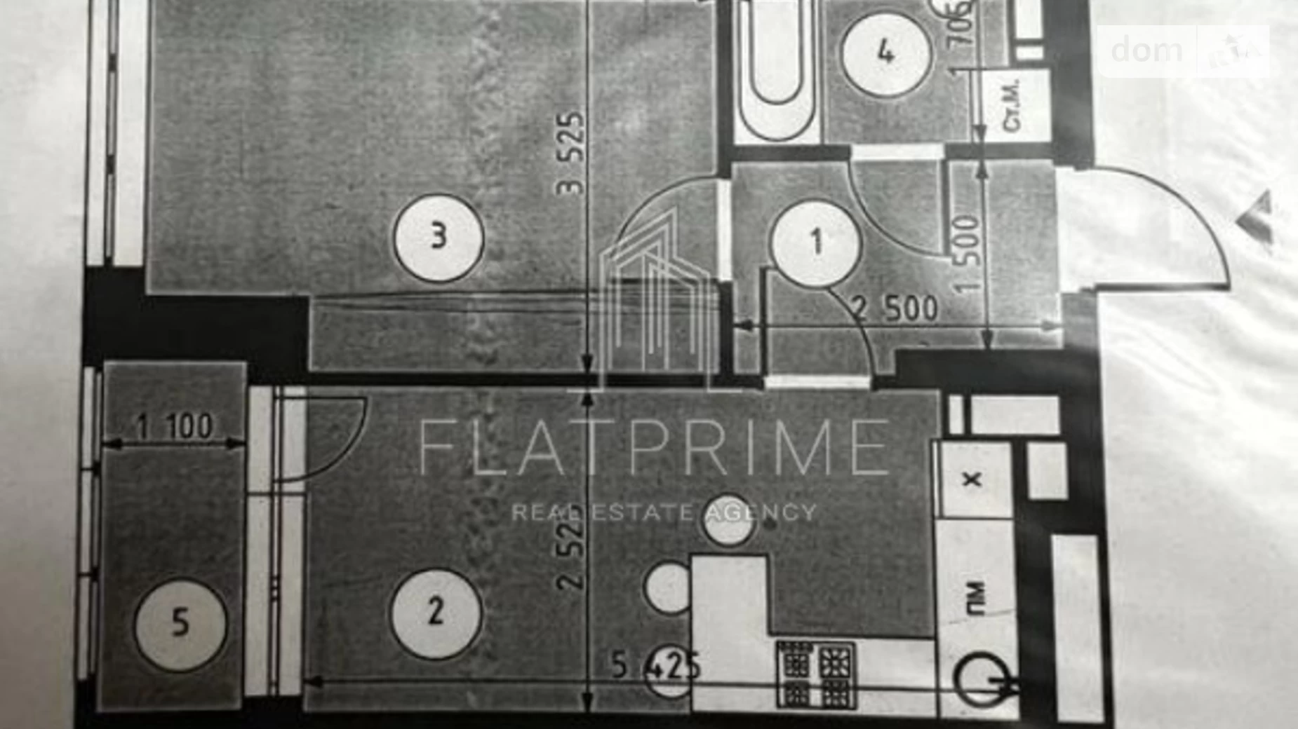 Продается 1-комнатная квартира 39.3 кв. м в Киеве, цена: 37000 $ - фото 2