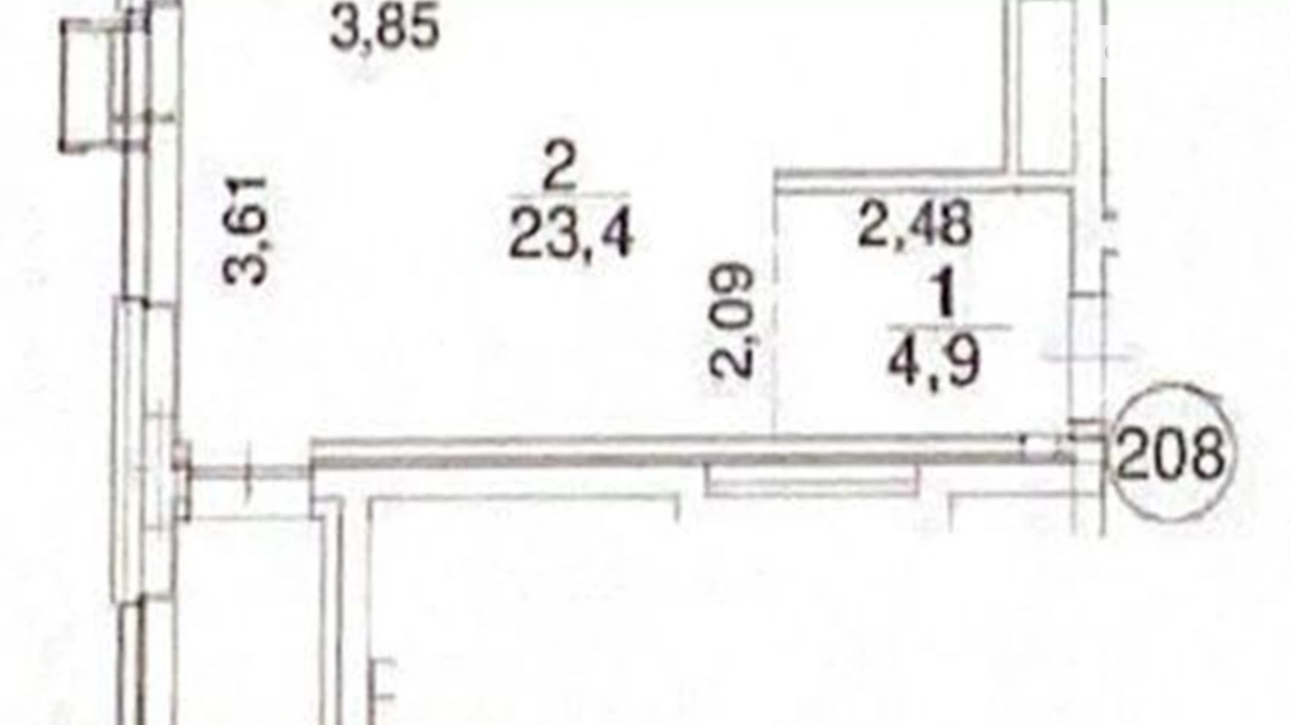 Продається 1-кімнатна квартира 51.6 кв. м у Києві, вул. Митрополита Василя Липківського(Урицького), 38 - фото 2