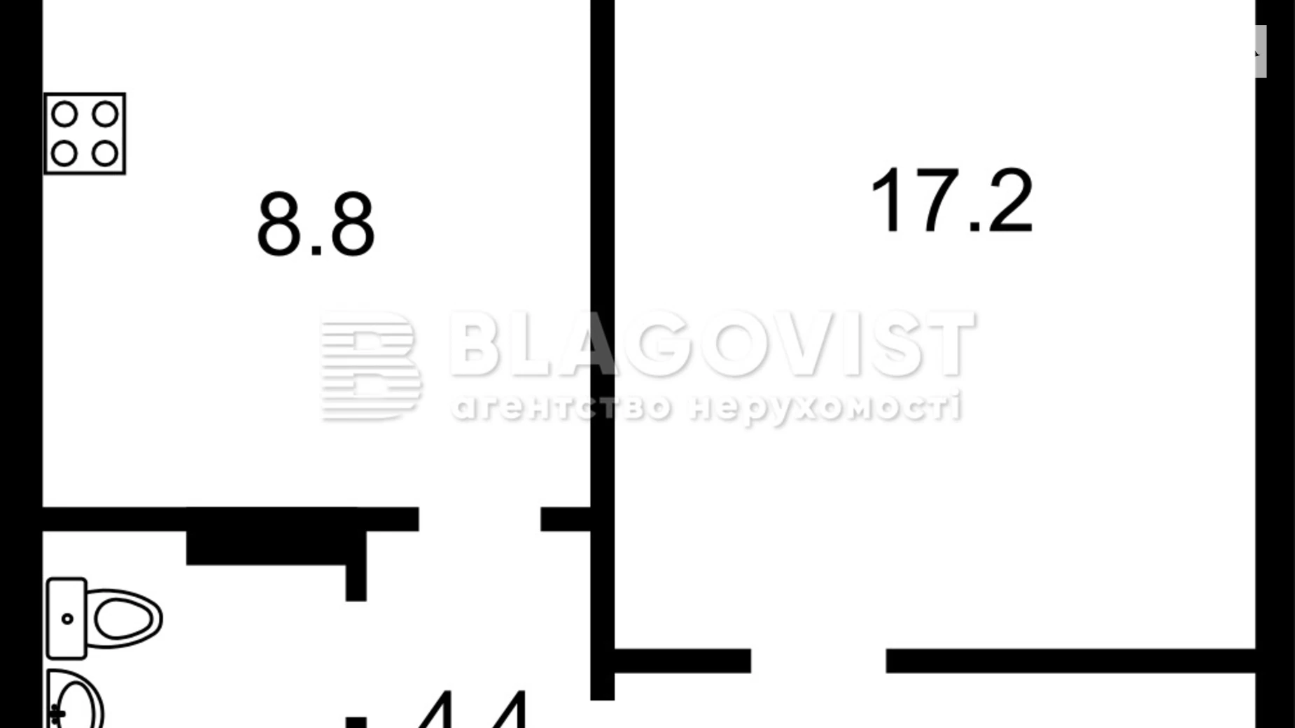 Продається 1-кімнатна квартира 43 кв. м у Києві, вул. Юлії Здановської(Ломоносова), 36В - фото 3