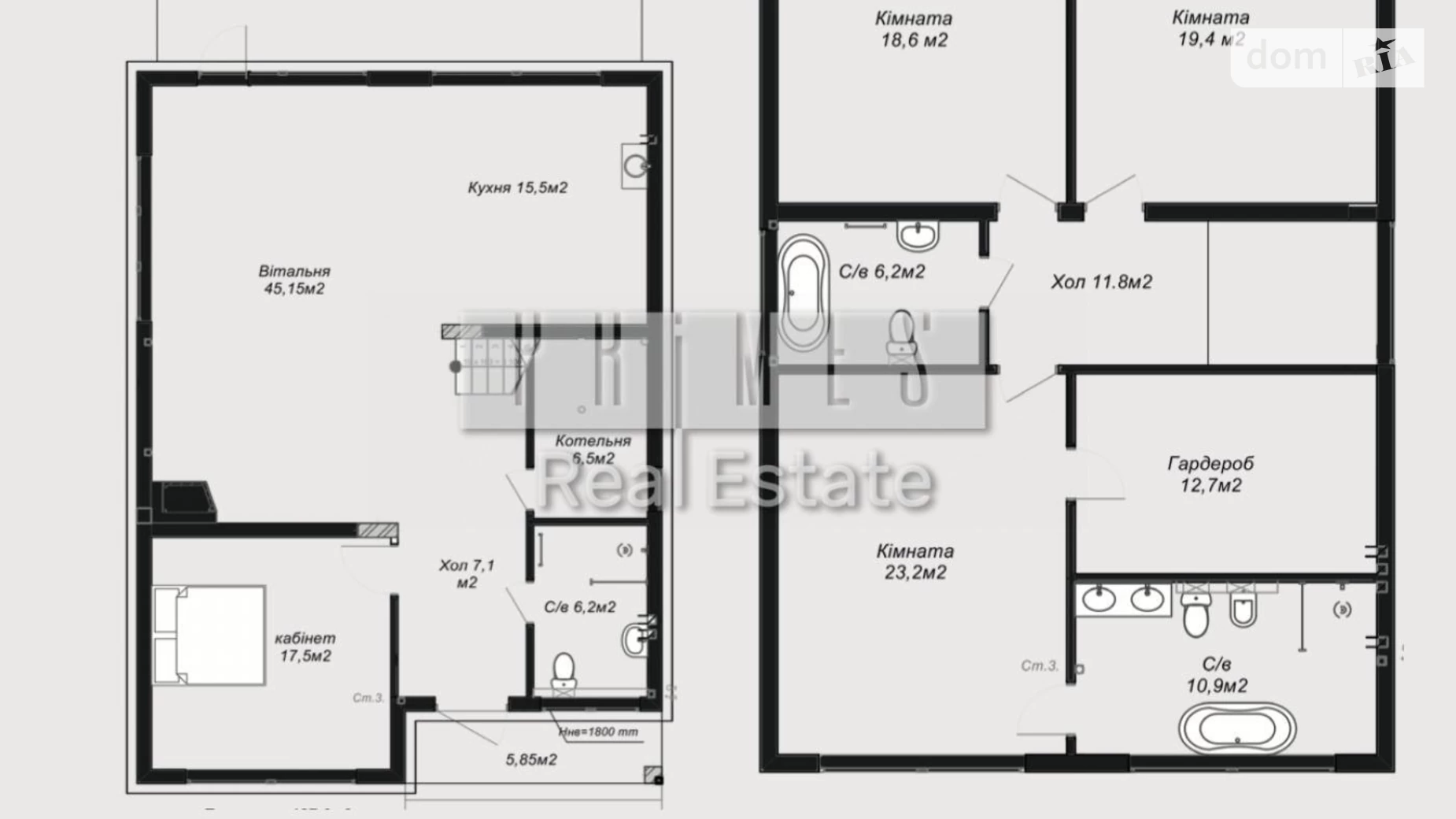 Продается дом на 2 этажа 231 кв. м с мебелью, цена: 575000 $ - фото 5