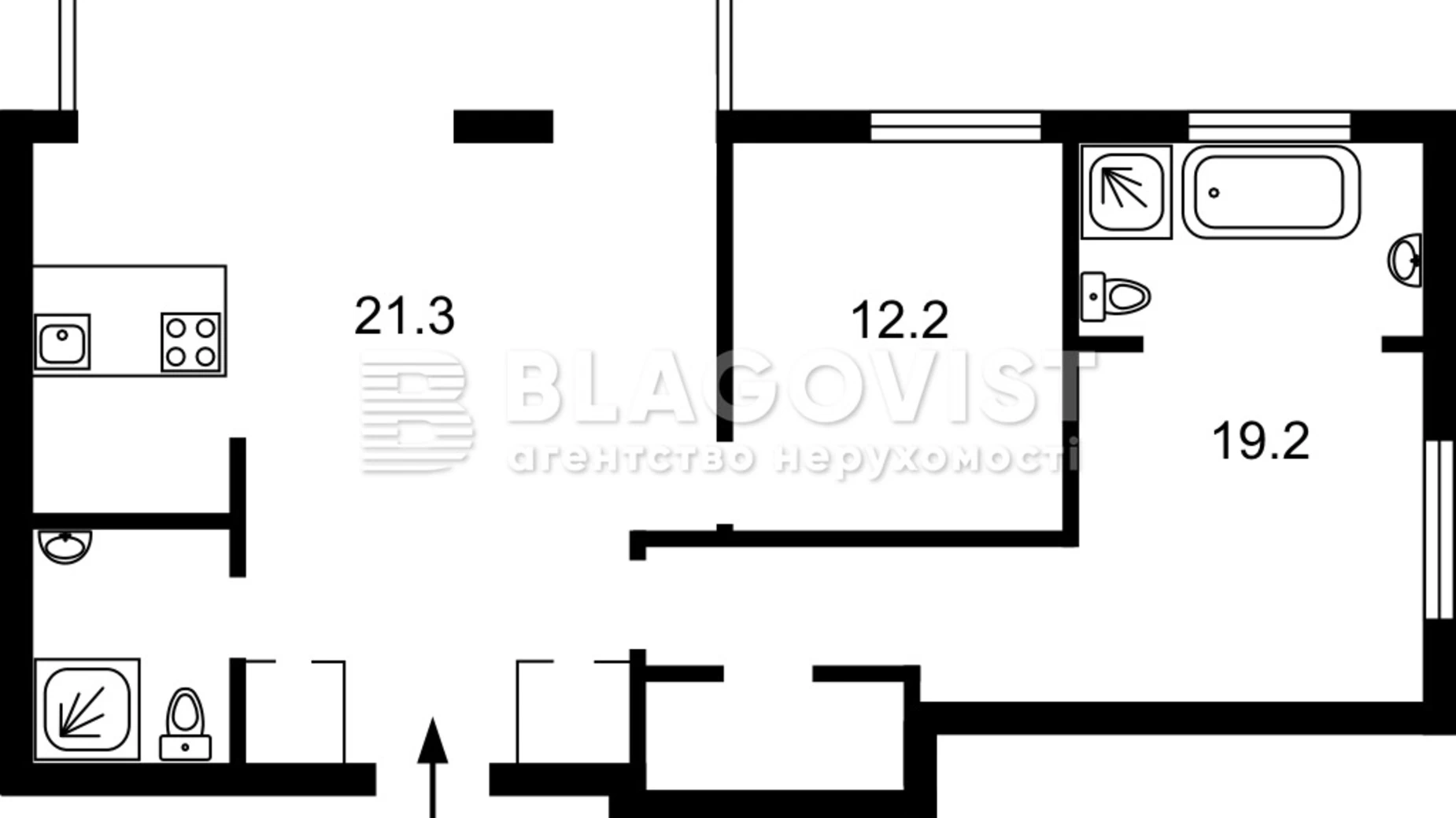 Продается 3-комнатная квартира 87 кв. м в Киеве, бул. Леси Украинки, 7В - фото 2