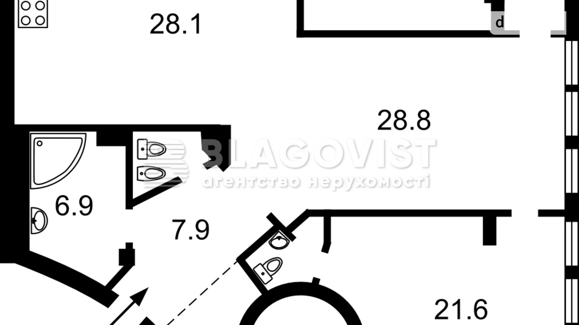 Продается 3-комнатная квартира 120 кв. м в Киеве, бул. Николая Михновского(Дружбы Народов), 14-16 - фото 3