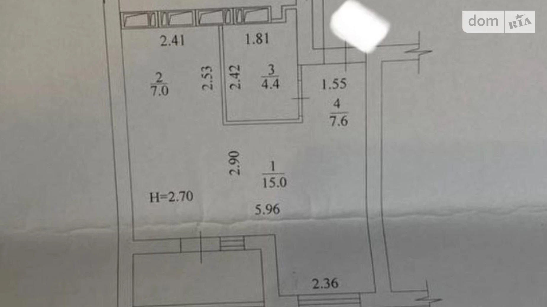 Продается 1-комнатная квартира 36 кв. м в Харькове, ул. Академика Барабашова, 10 - фото 3