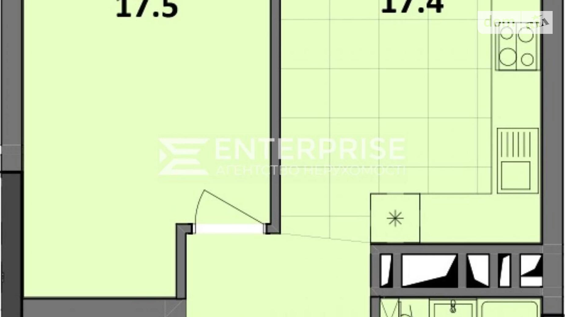 Продается 1-комнатная квартира 45.7 кв. м в Киеве, ул. Виктора Некрасова(Северо-Сырецкая), 10 - фото 4