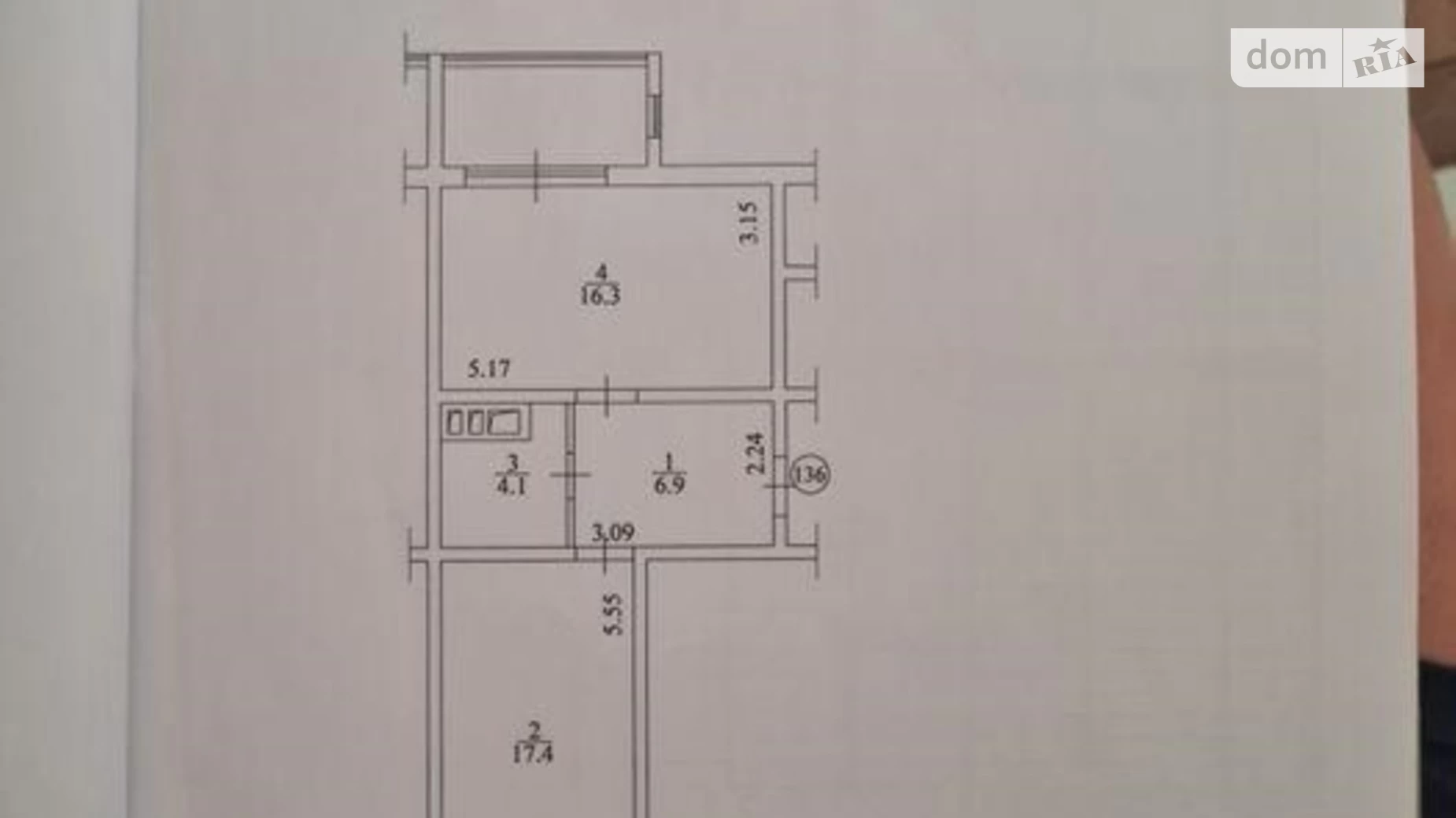 Продається 1-кімнатна квартира 49.5 кв. м у, цена: 56000 $ - фото 3