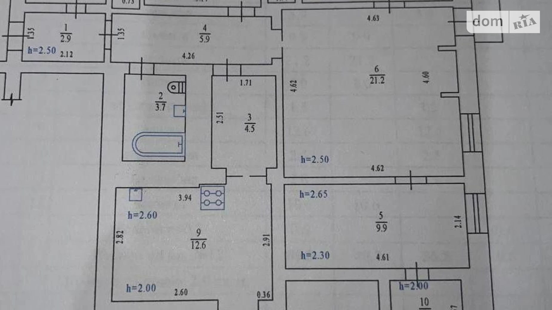 Продается 4-комнатная квартира 87 кв. м в Полтаве, ул. Гоголя, 4А - фото 2