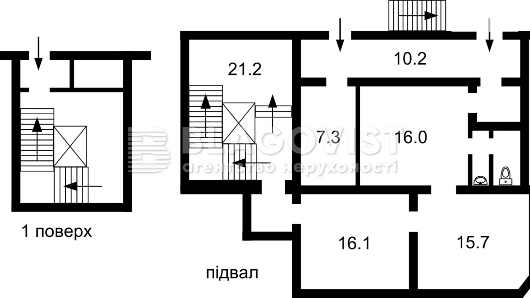 Продается объект сферы услуг 72.6 кв. м в 7-этажном здании, цена: 73000 $ - фото 2