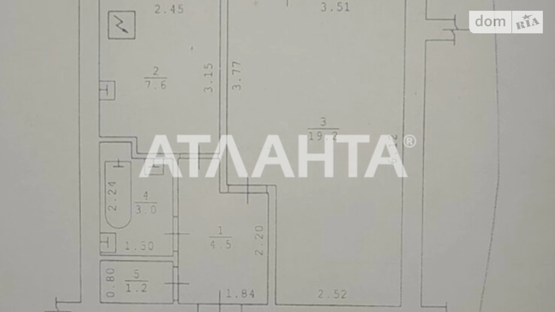 Продається 1-кімнатна квартира 36.6 кв. м у Одесі, вул. Владислава Бувалкіна(Генерала Бочарова) - фото 2
